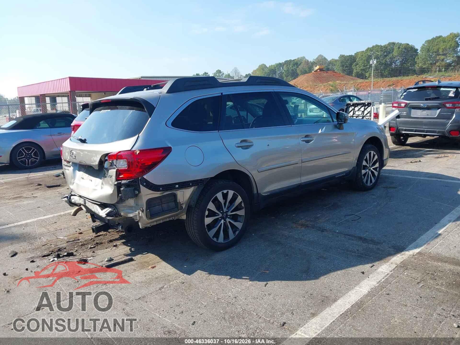 SUBARU OUTBACK 2015 - 4S4BSBLC8F3332761
