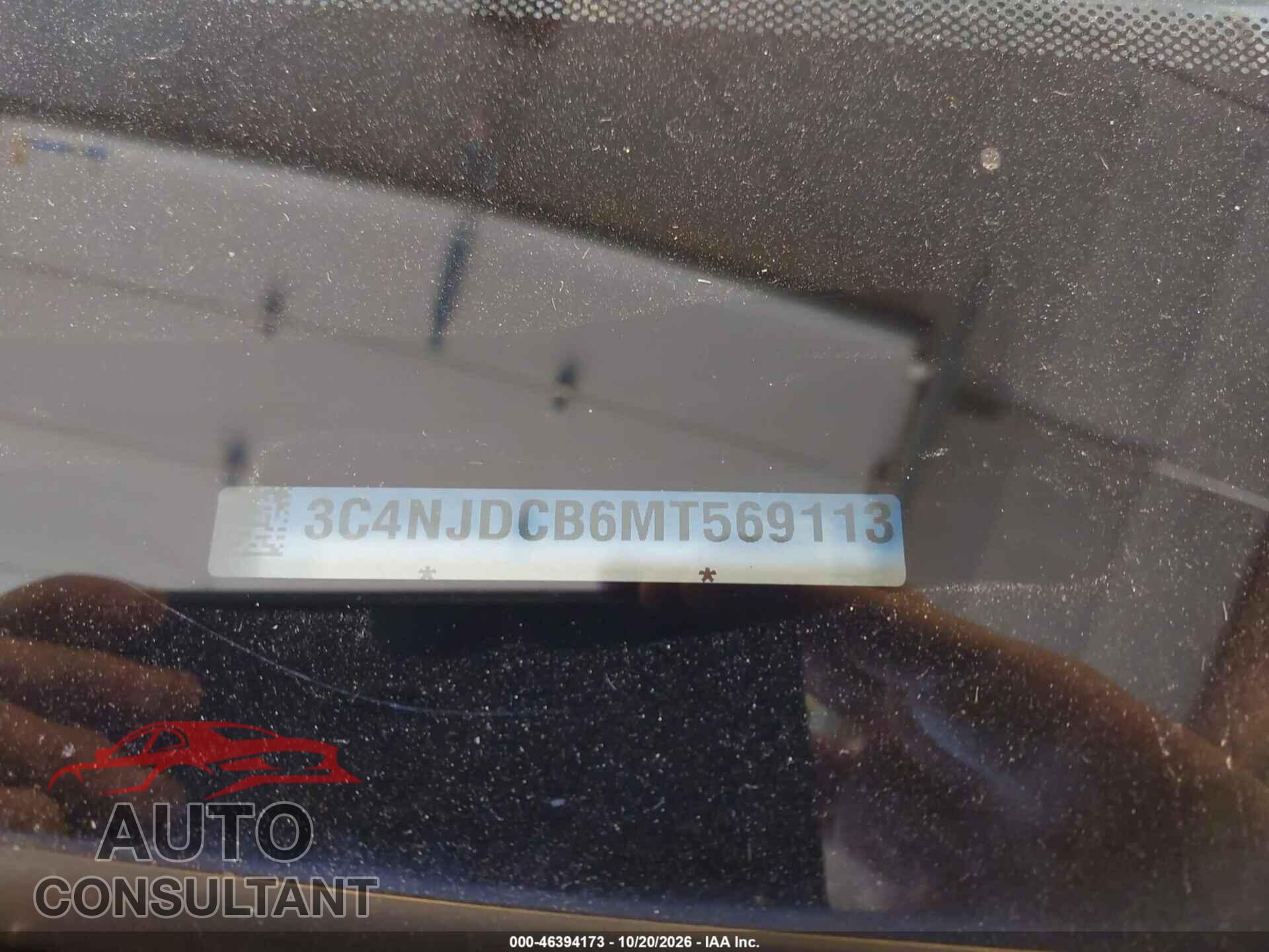 JEEP COMPASS 2021 - 3C4NJDCB6MT569113