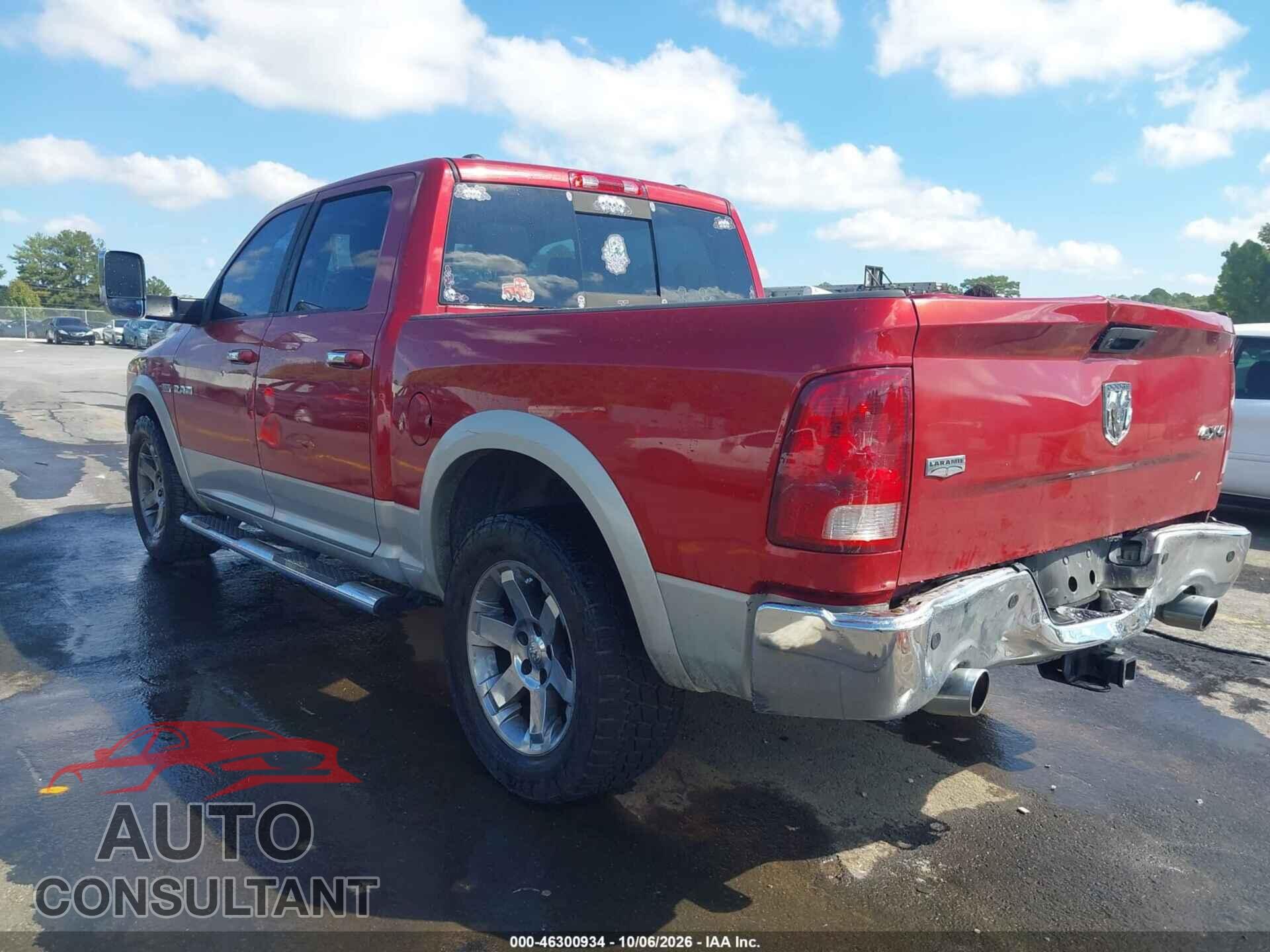 DODGE RAM 1500 2010 - 1D7RV1CT3AS215517