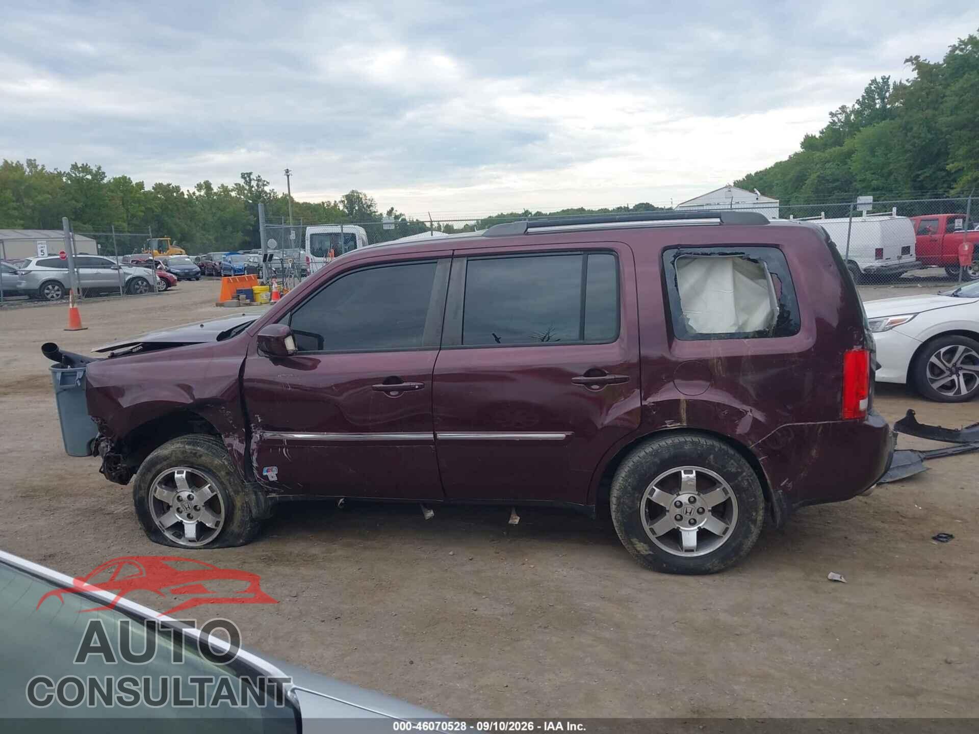 HONDA PILOT 2009 - 5FNYF48999B022492