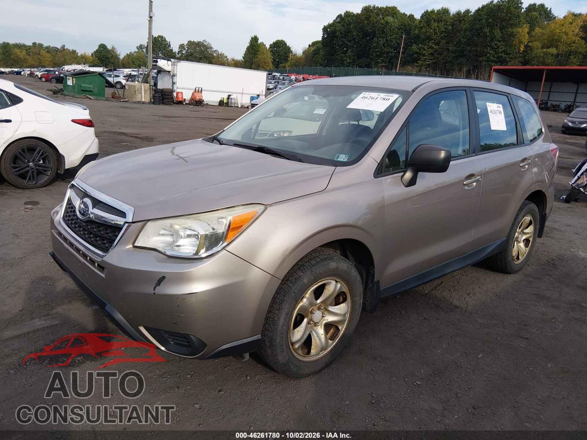 SUBARU FORESTER 2014 - JF2SJAAC3EH485149