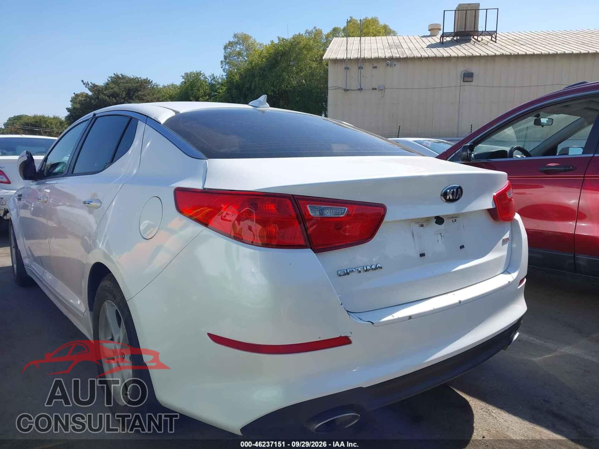 KIA OPTIMA 2014 - KNAGM4A75E5475995