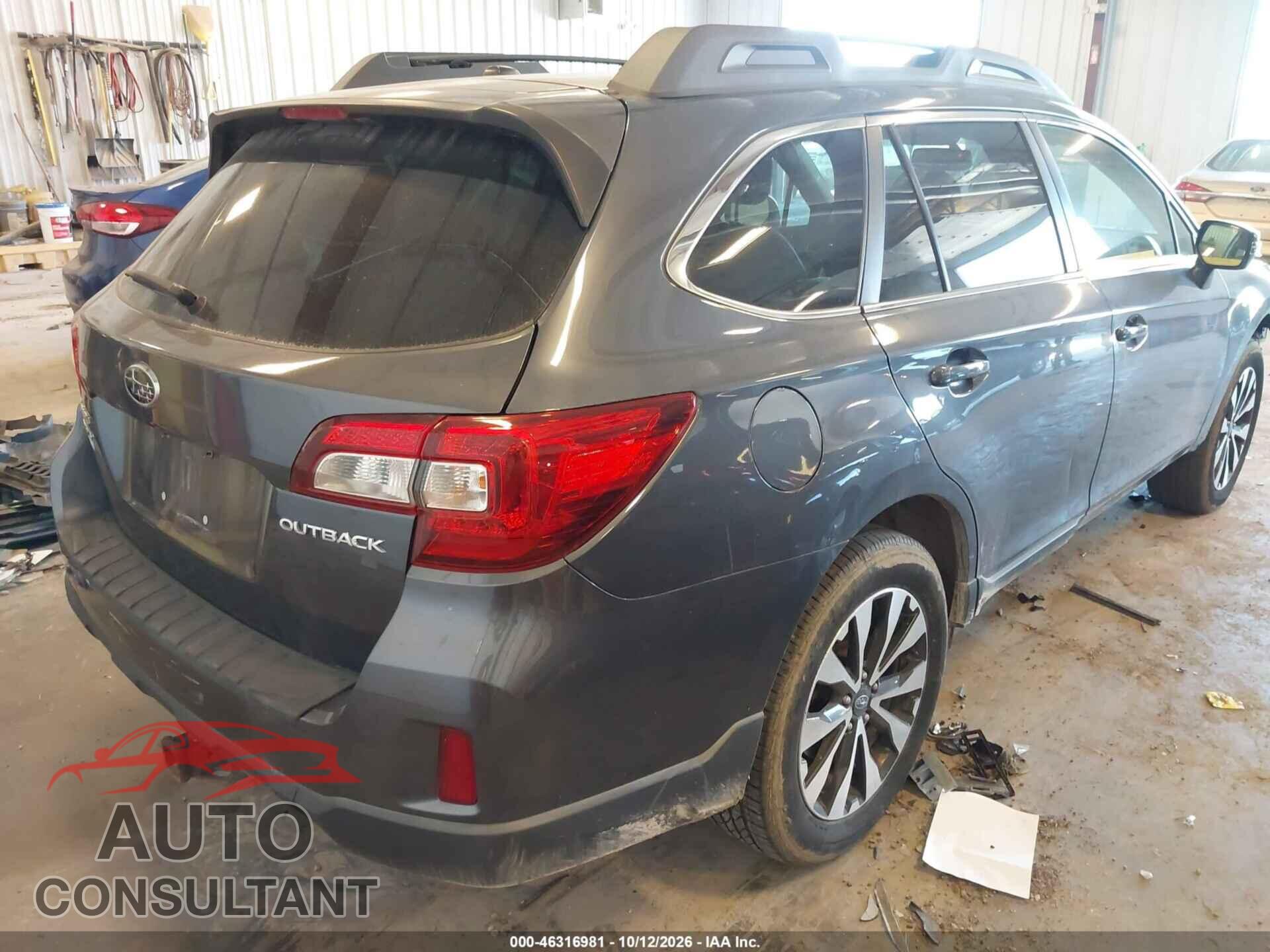 SUBARU OUTBACK 2015 - 4S4BSBLC8F3334624