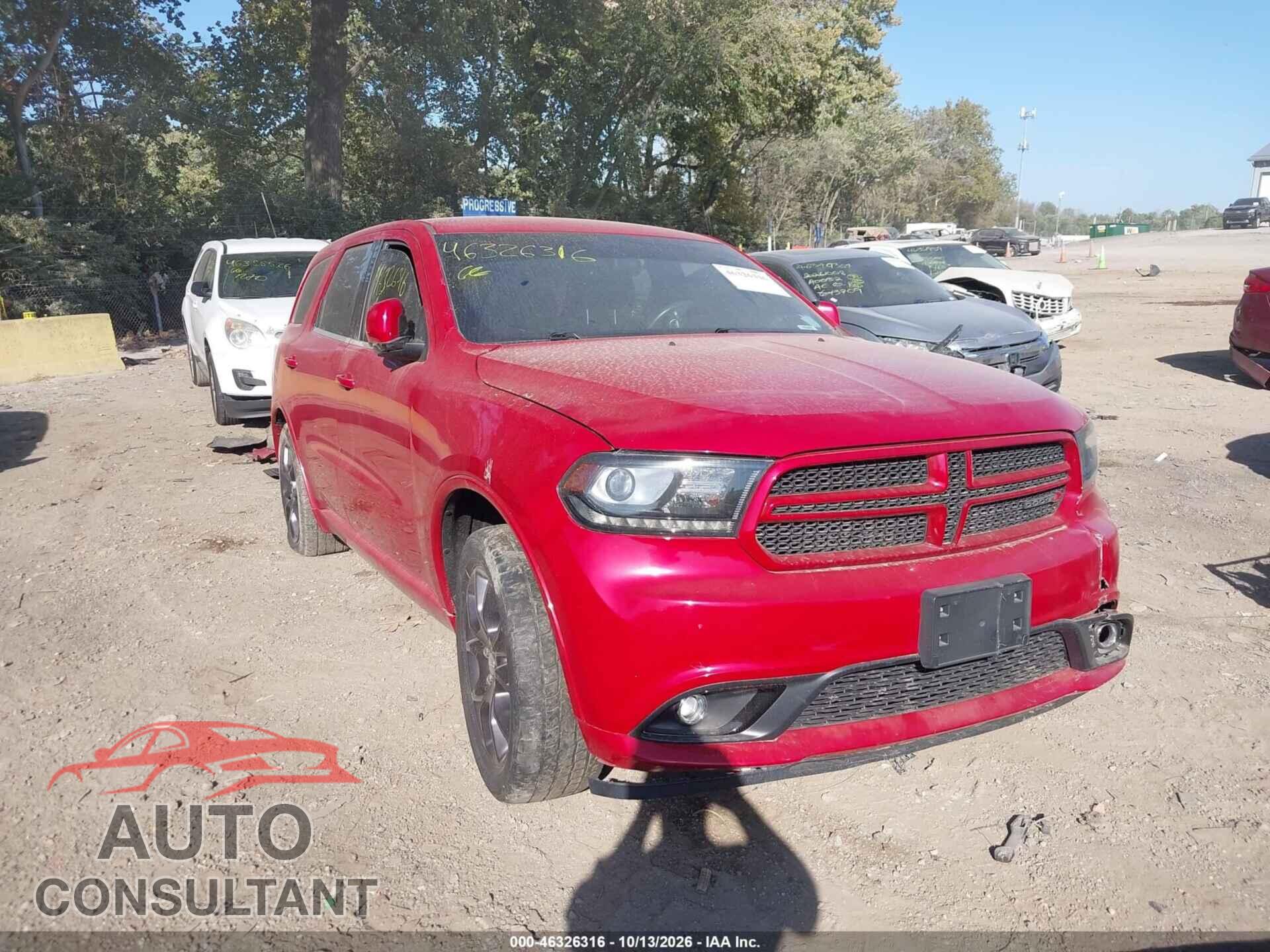 DODGE DURANGO 2017 - 1C4SDJCT6HC797261