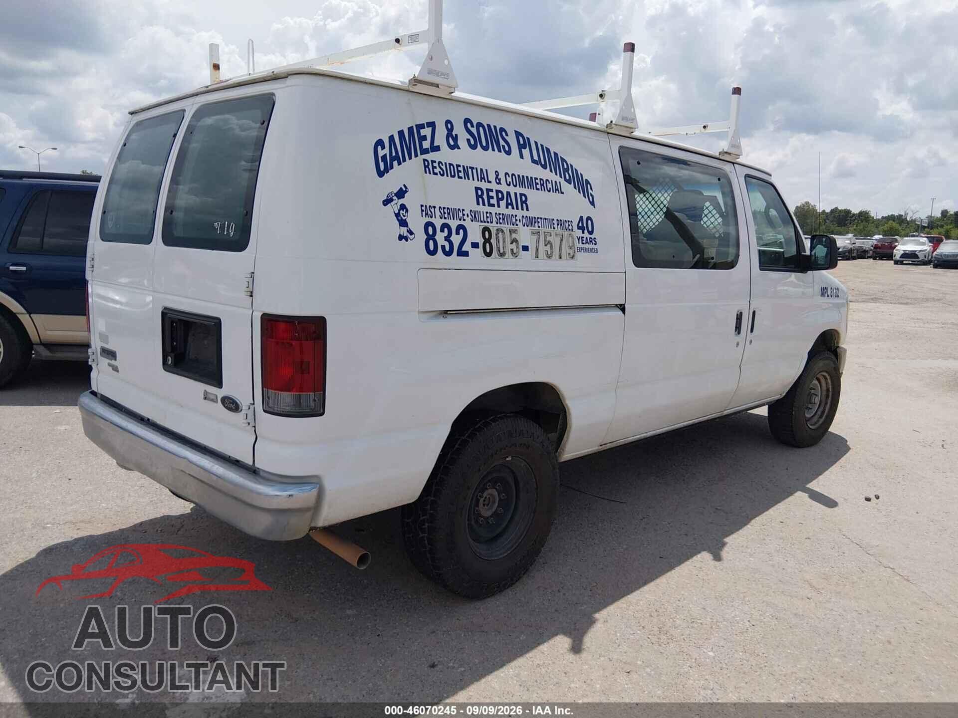 FORD E-250 2012 - 1FTNE2EW1CDA23400