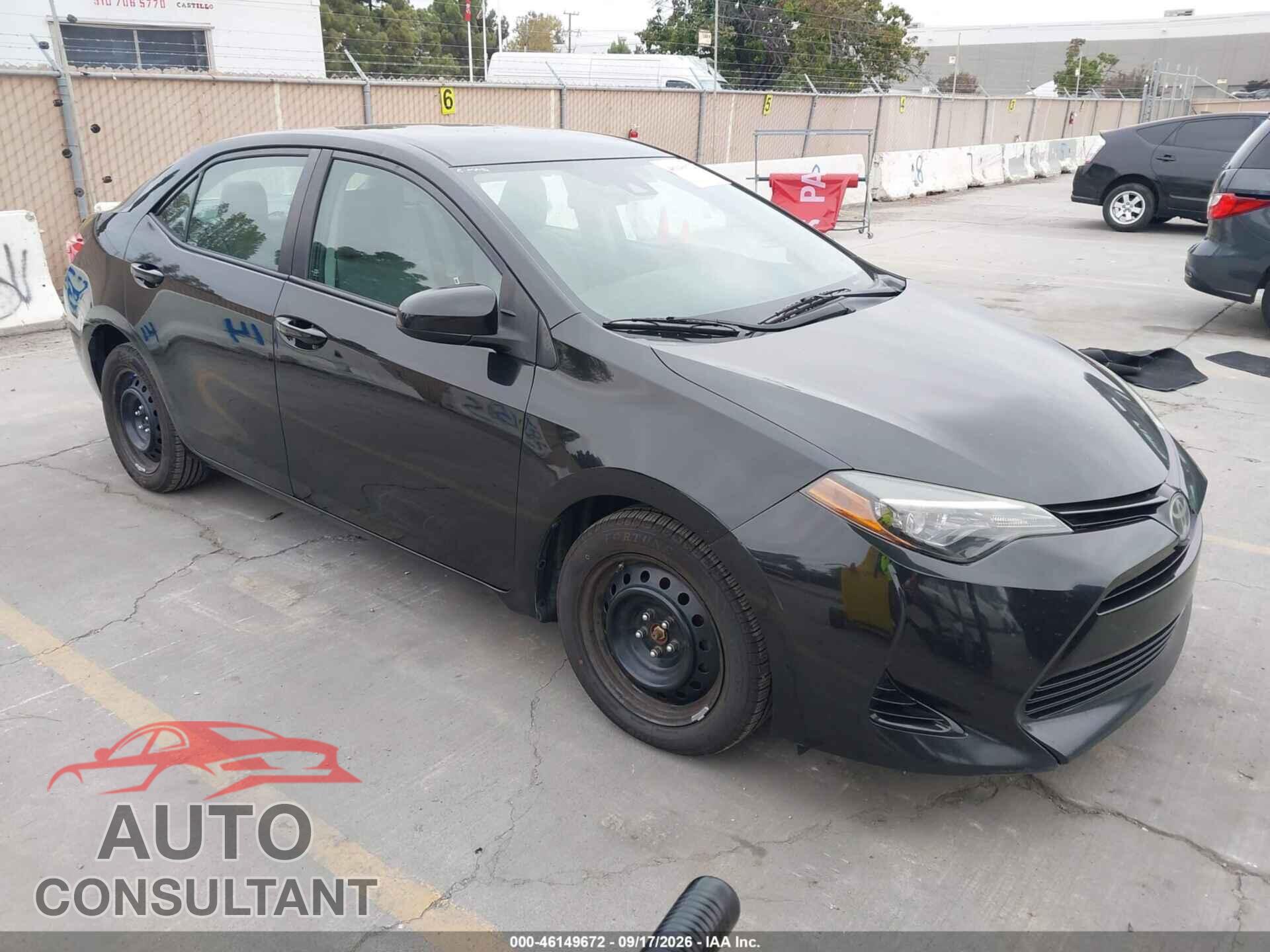 TOYOTA COROLLA 2017 - 2T1BURHEXHC916543