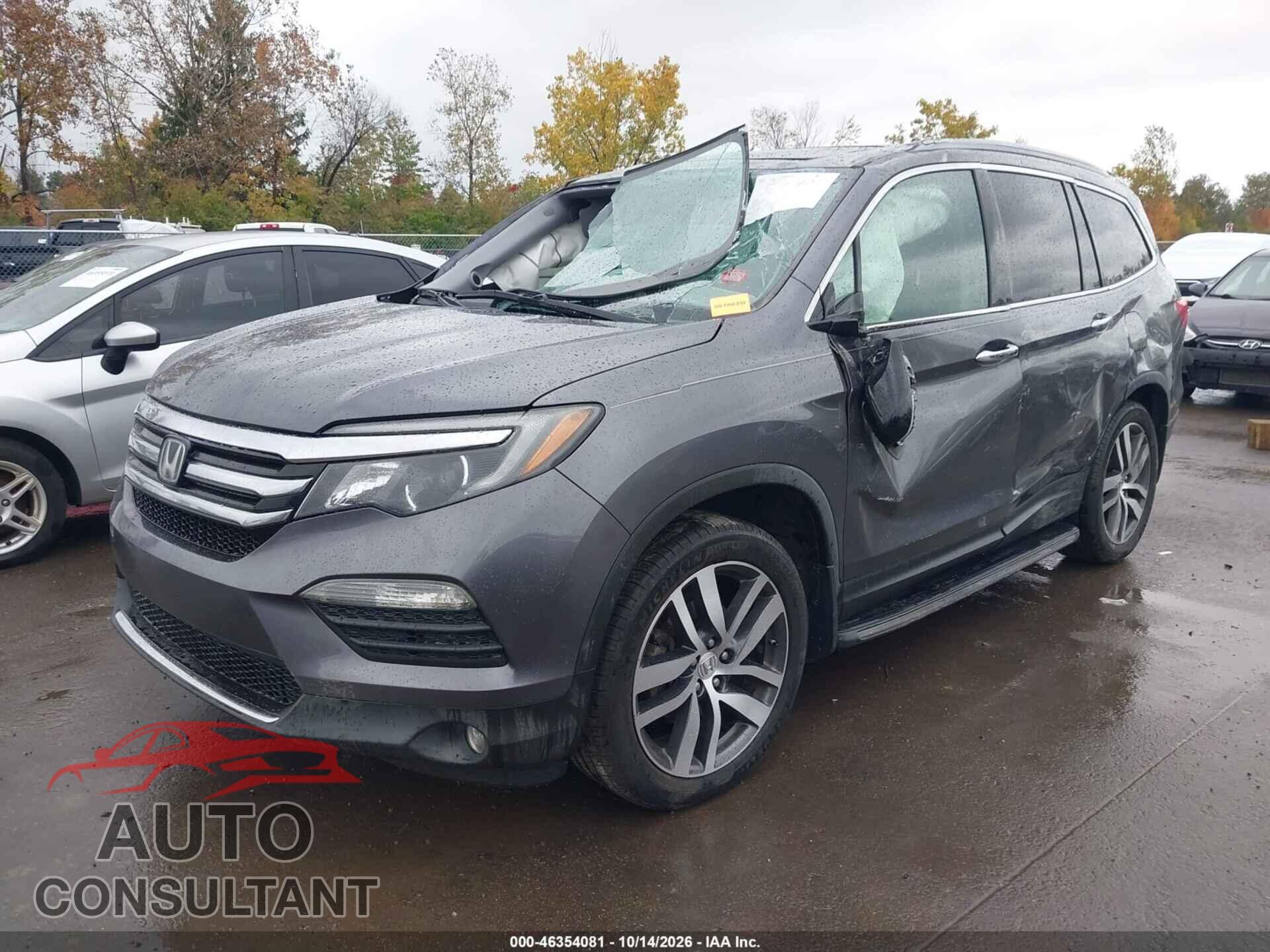 HONDA PILOT 2016 - 5FNYF6H08GB016127