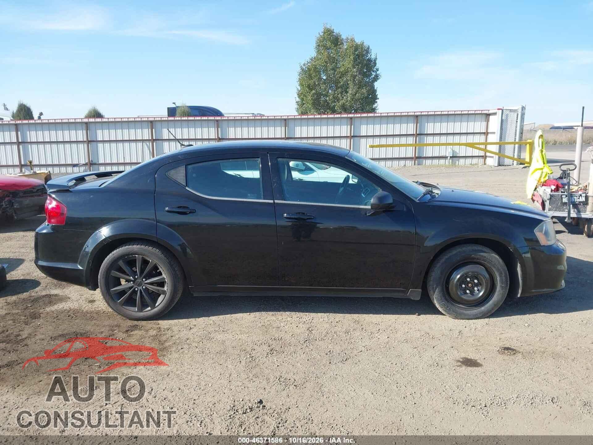 DODGE AVENGER 2013 - 1C3CDZCG2DN620473