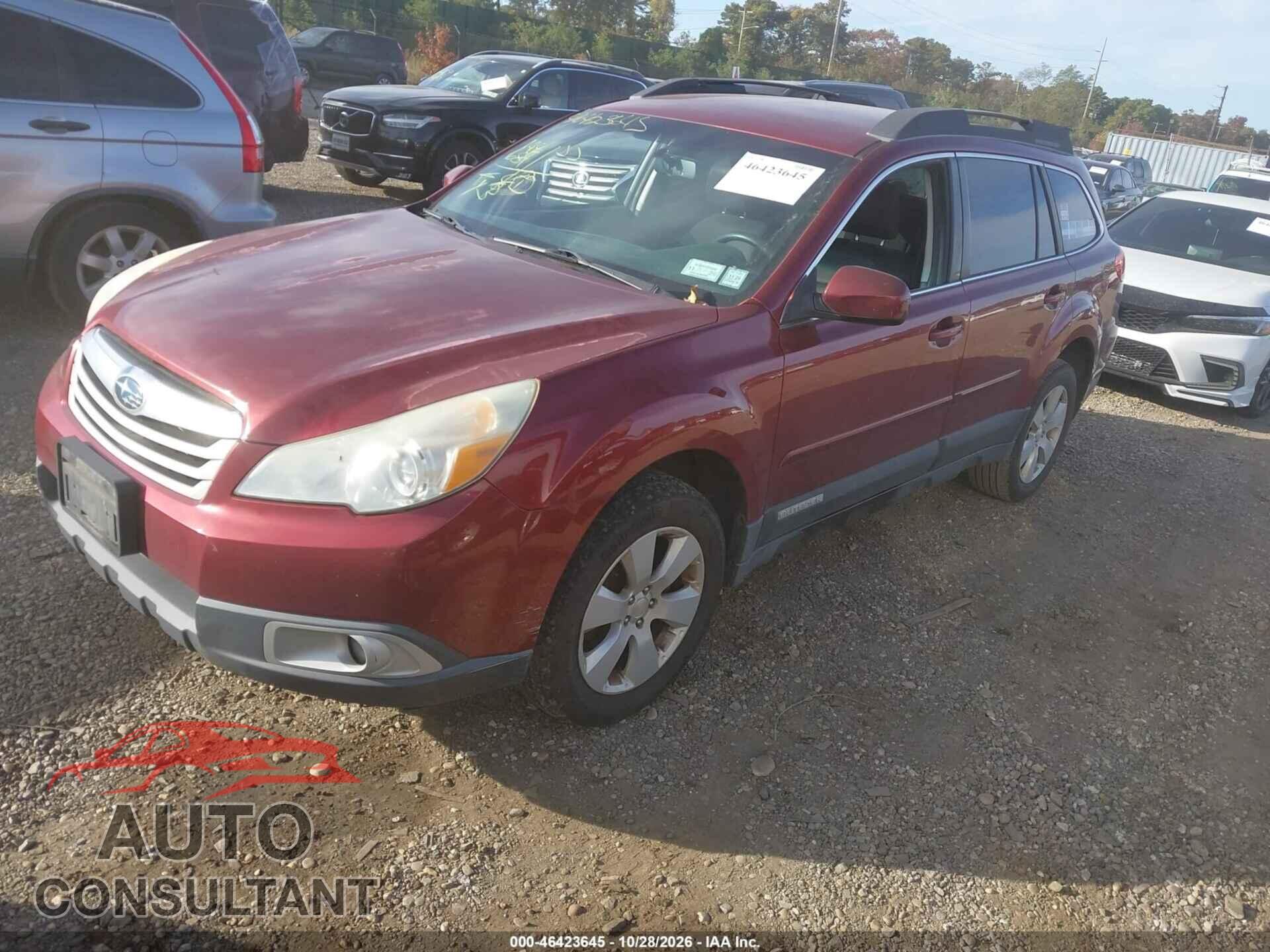 SUBARU OUTBACK 2012 - 4S4BRBCC2C3258101