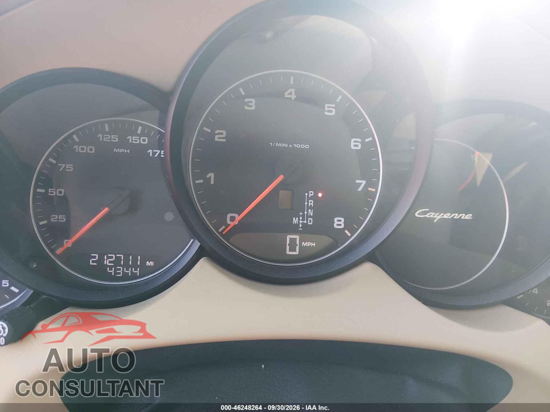PORSCHE CAYENNE 2013 - WP1AA2A27DLA08709