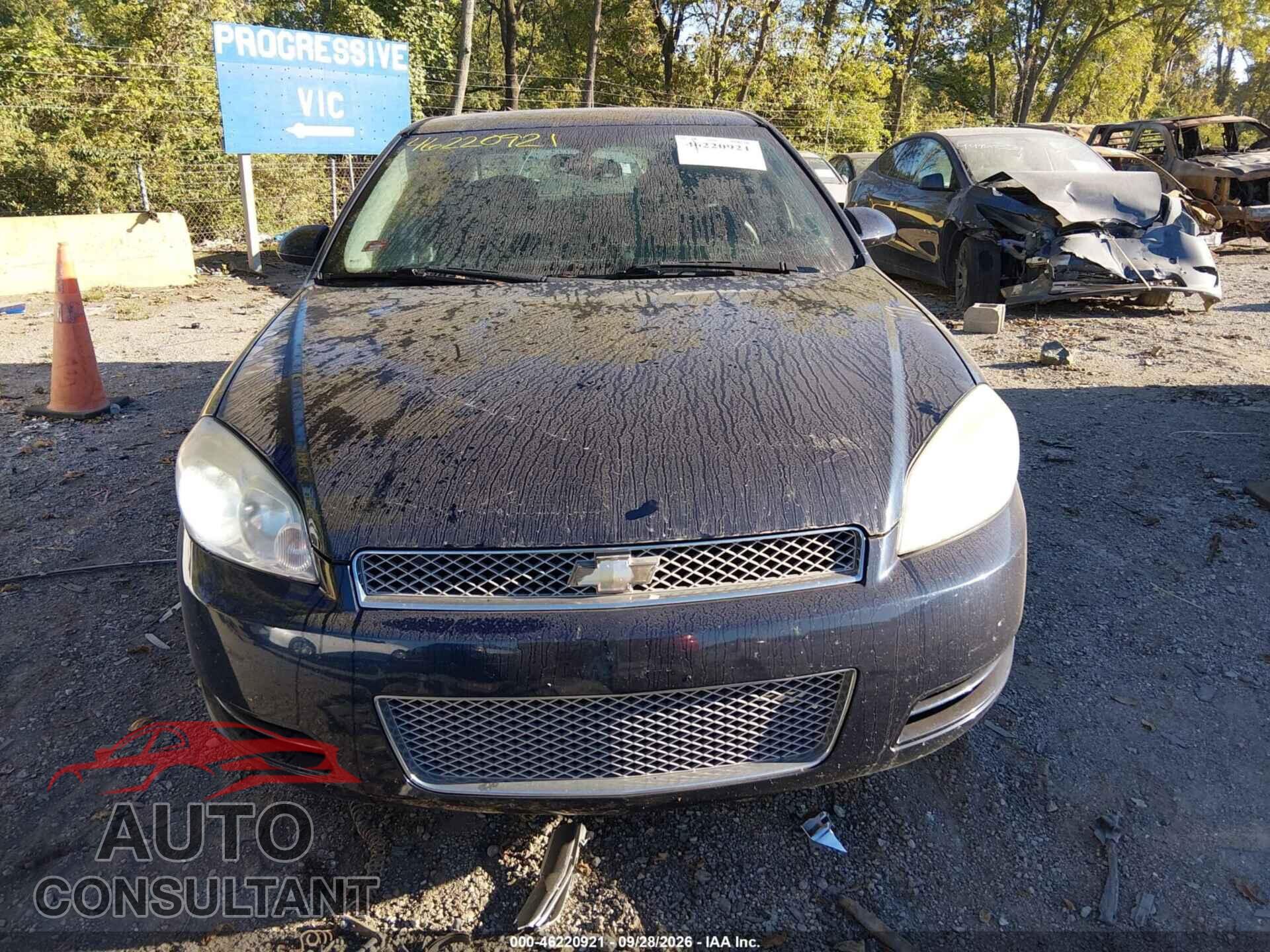CHEVROLET IMPALA 2012 - 2G1WF5E35C1275714