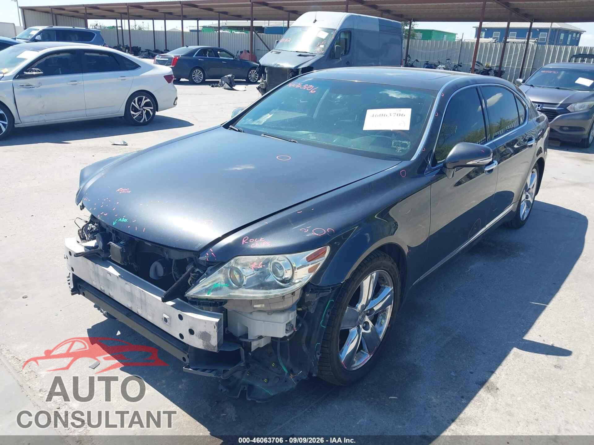 LEXUS LS 460 2010 - JTHGL5EF1A5038727