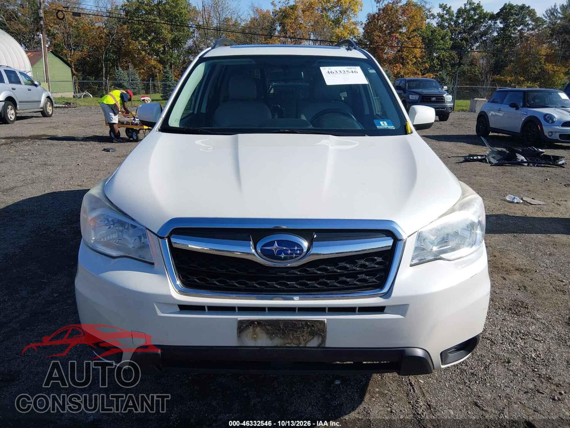 SUBARU FORESTER 2015 - JF2SJADC4FH402910