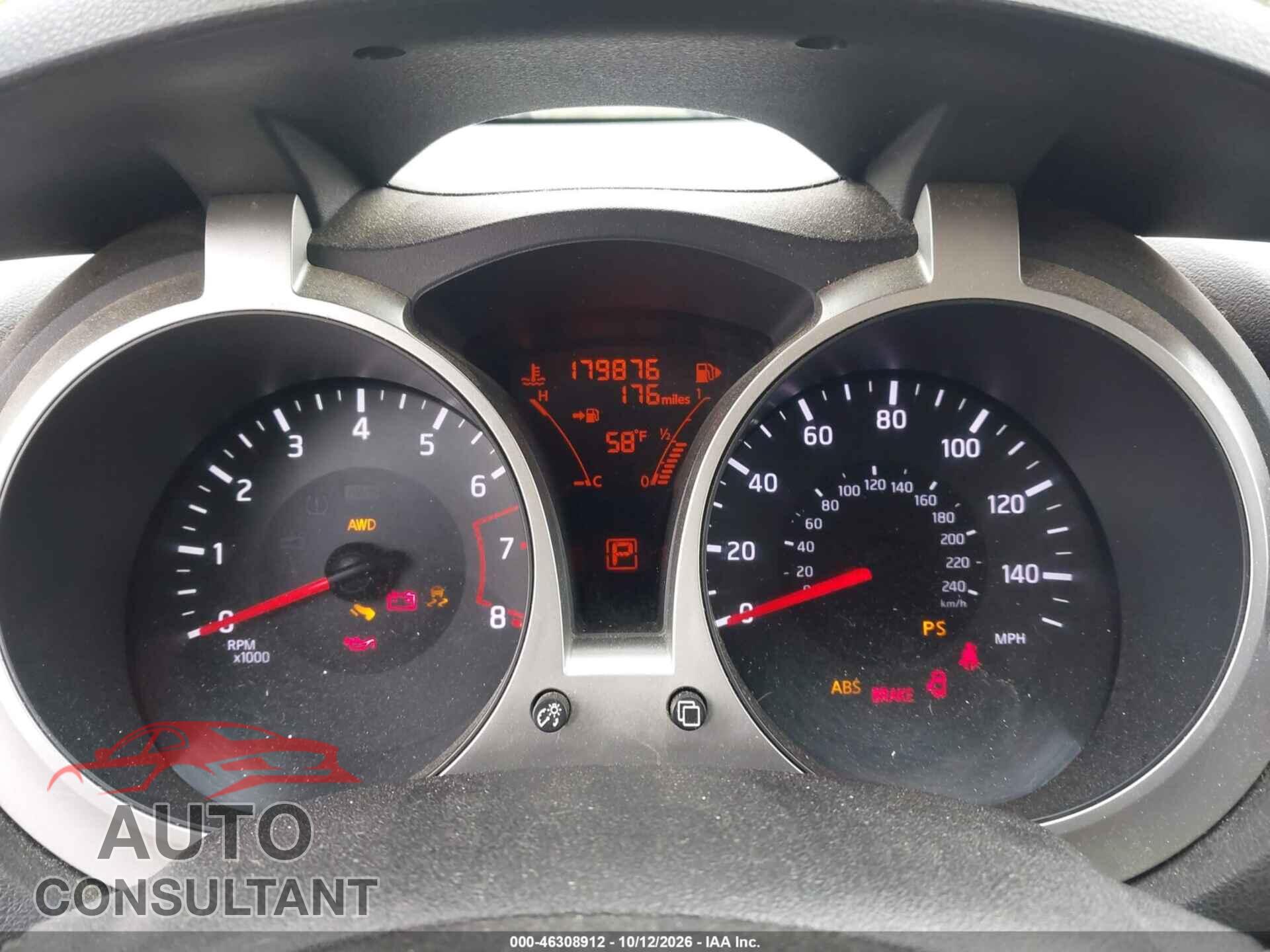 NISSAN JUKE 2015 - JN8AF5MV6FT553575