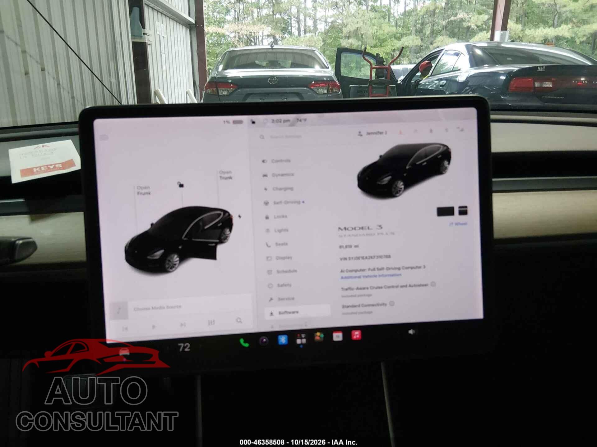 TESLA MODEL 3 2019 - 5YJ3E1EA2KF310788