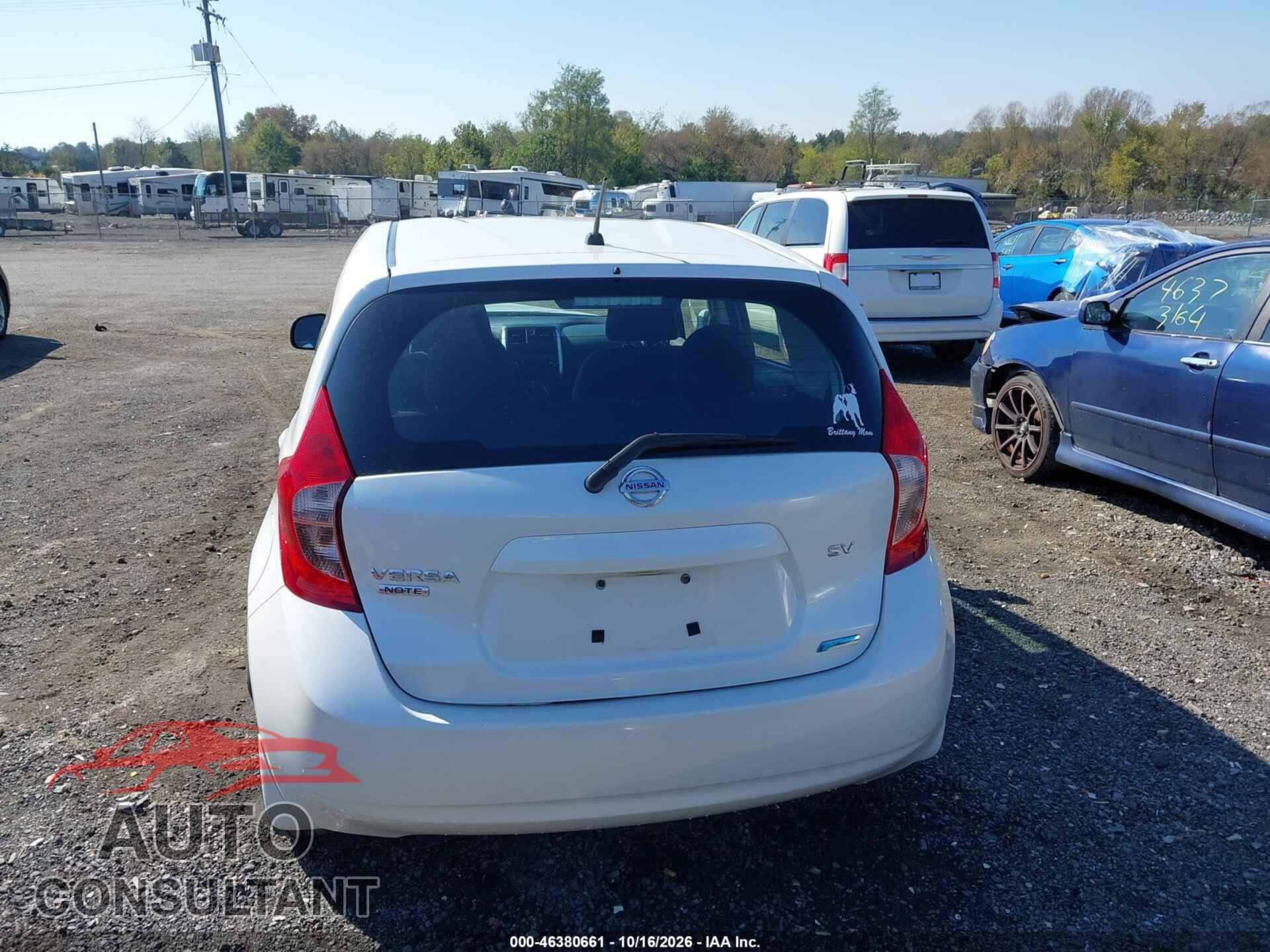 NISSAN VERSA NOTE 2014 - 3N1CE2CP9EL379421