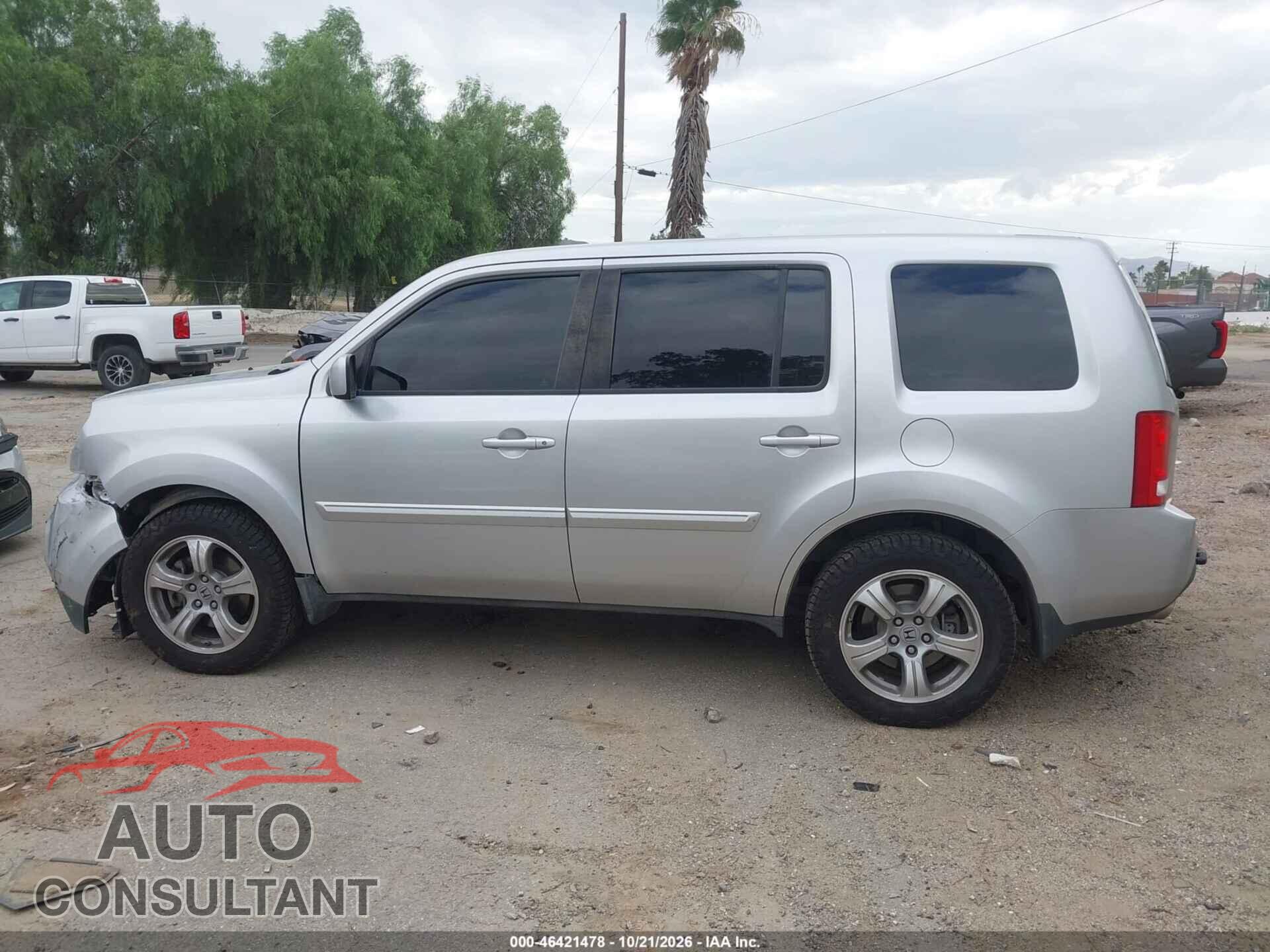HONDA PILOT 2013 - 5FNYF4H55DB055480