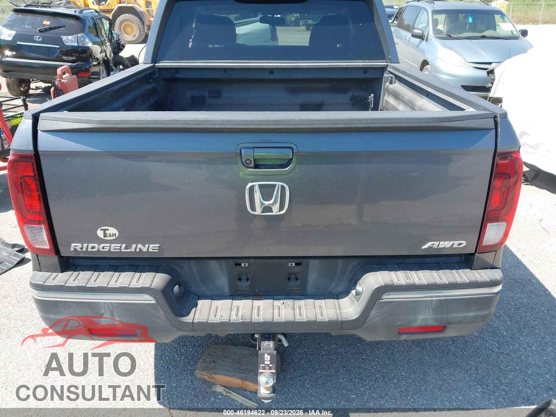 HONDA RIDGELINE 2017 - 5FPYK3F62HB010611
