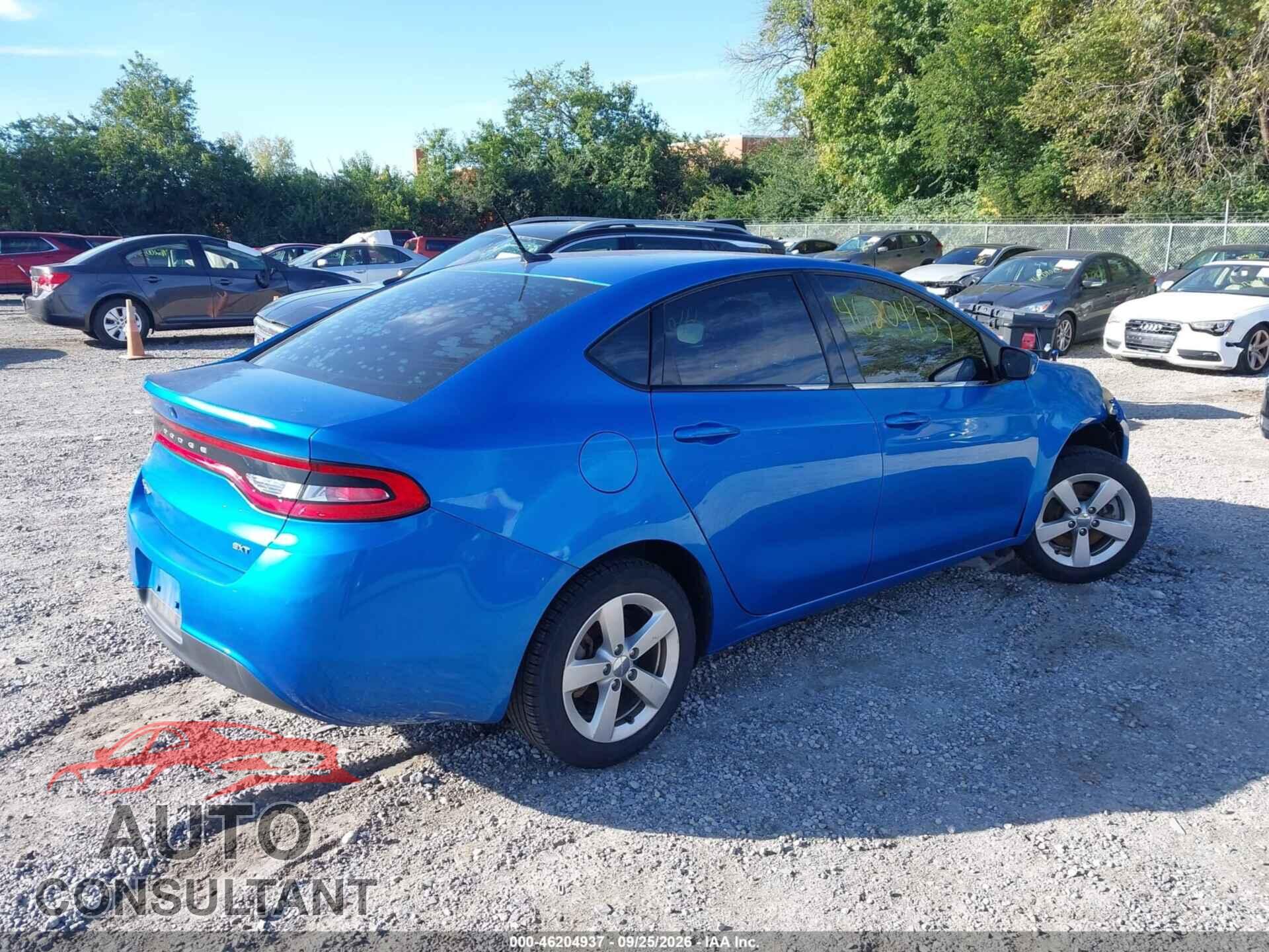 DODGE DART 2016 - 1C3CDFBB7GD541637