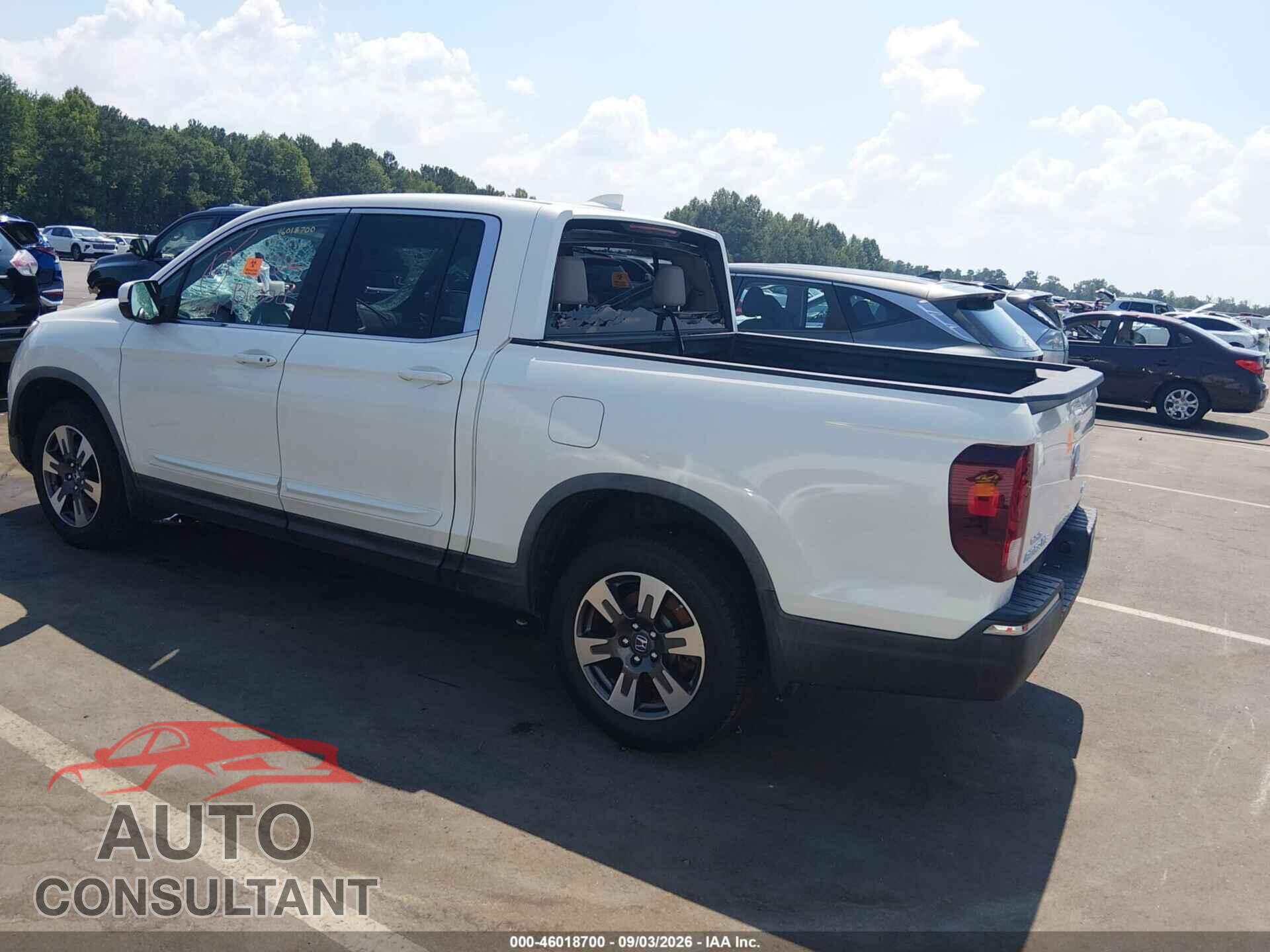 HONDA RIDGELINE 2017 - 5FPYK3F66HB016217