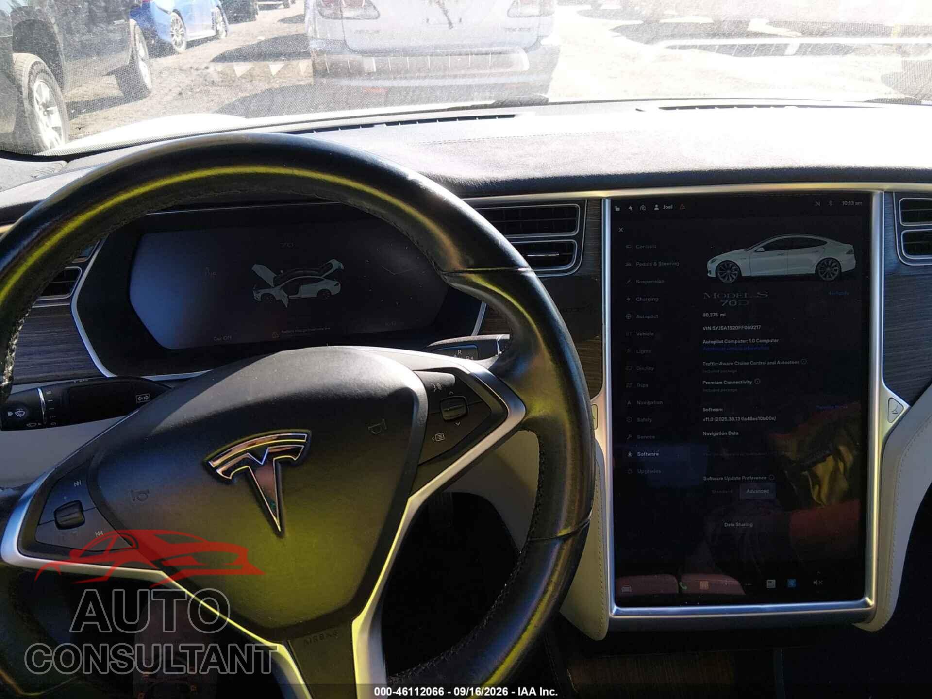 TESLA MODEL S 2015 - 5YJSA1S20FF089217