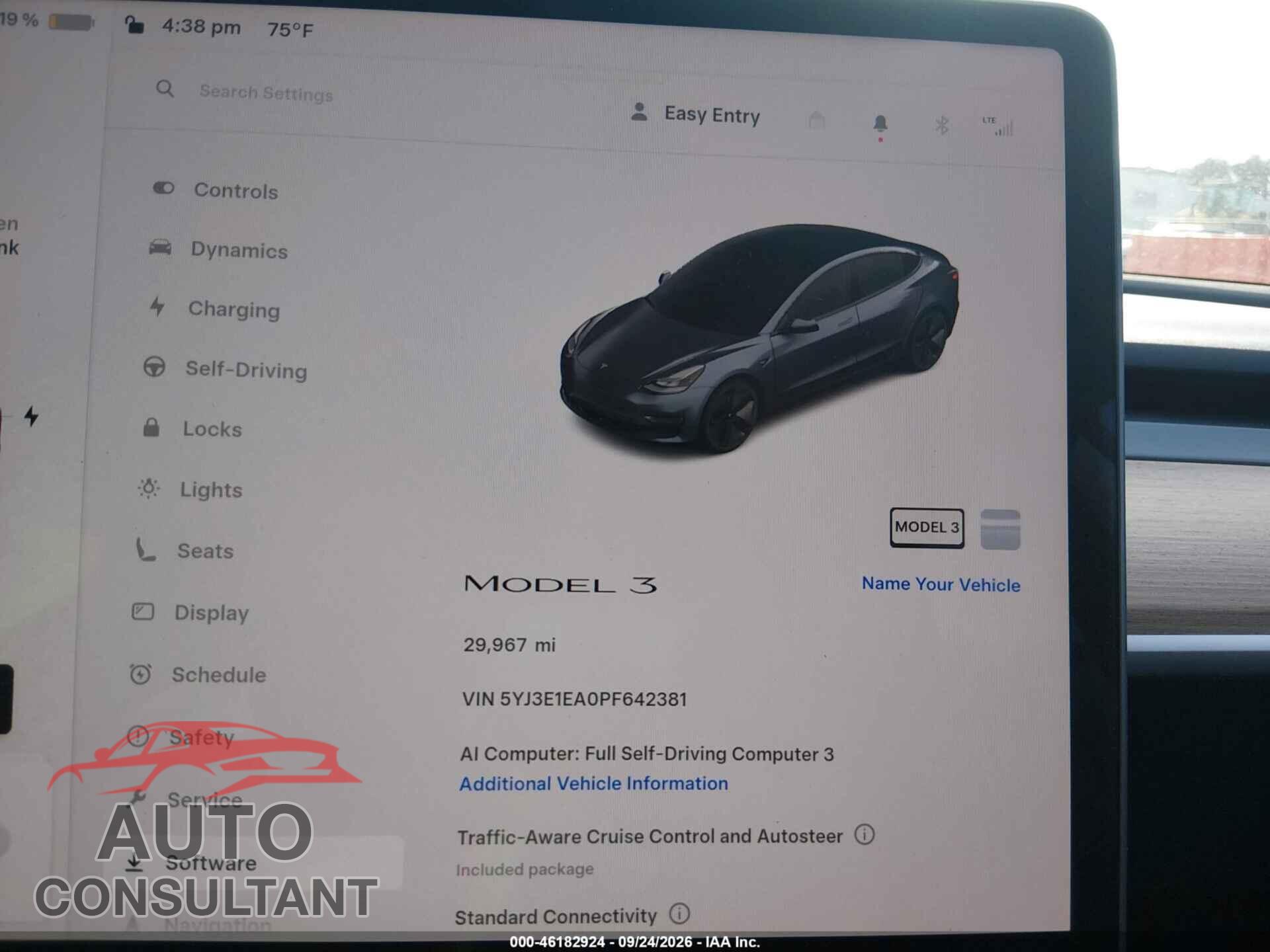 TESLA MODEL 3 2023 - 5YJ3E1EA0PF642381
