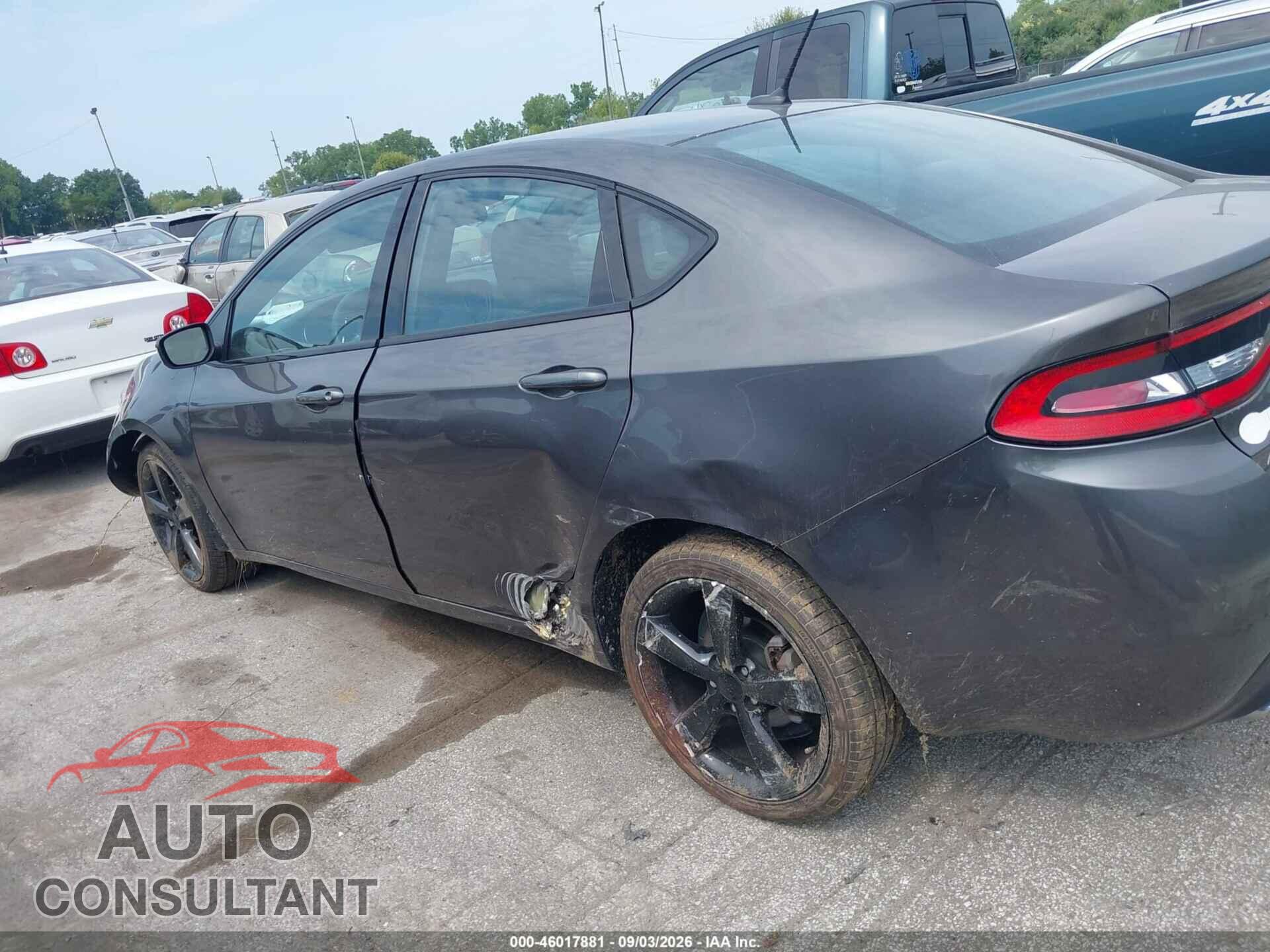 DODGE DART 2015 - 1C3CDFBB1FD173454