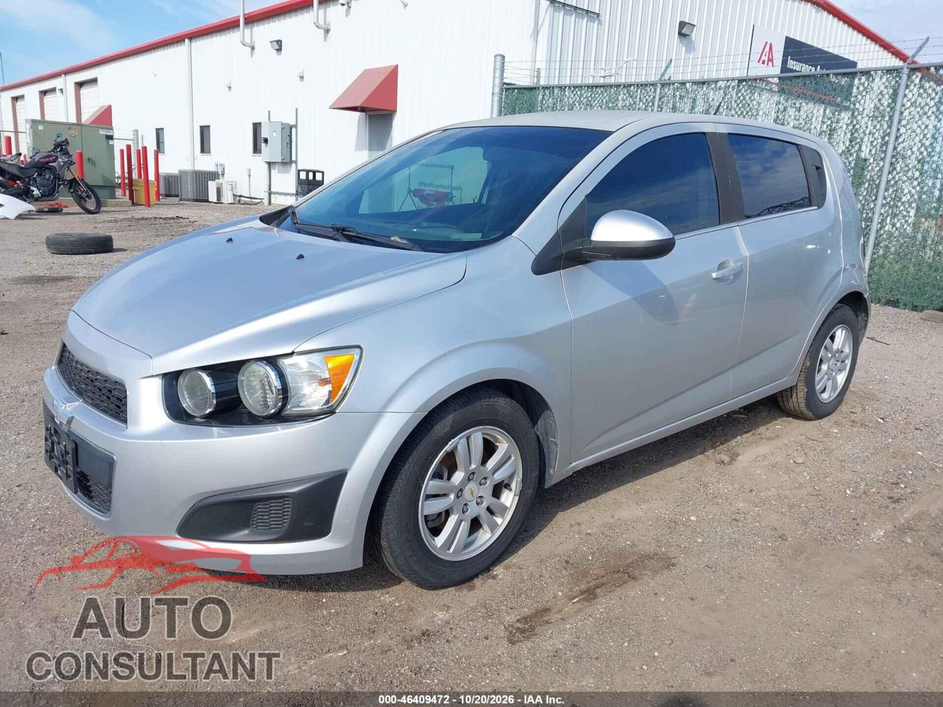 CHEVROLET SONIC 2012 - 1G1JC6SH2C4136542