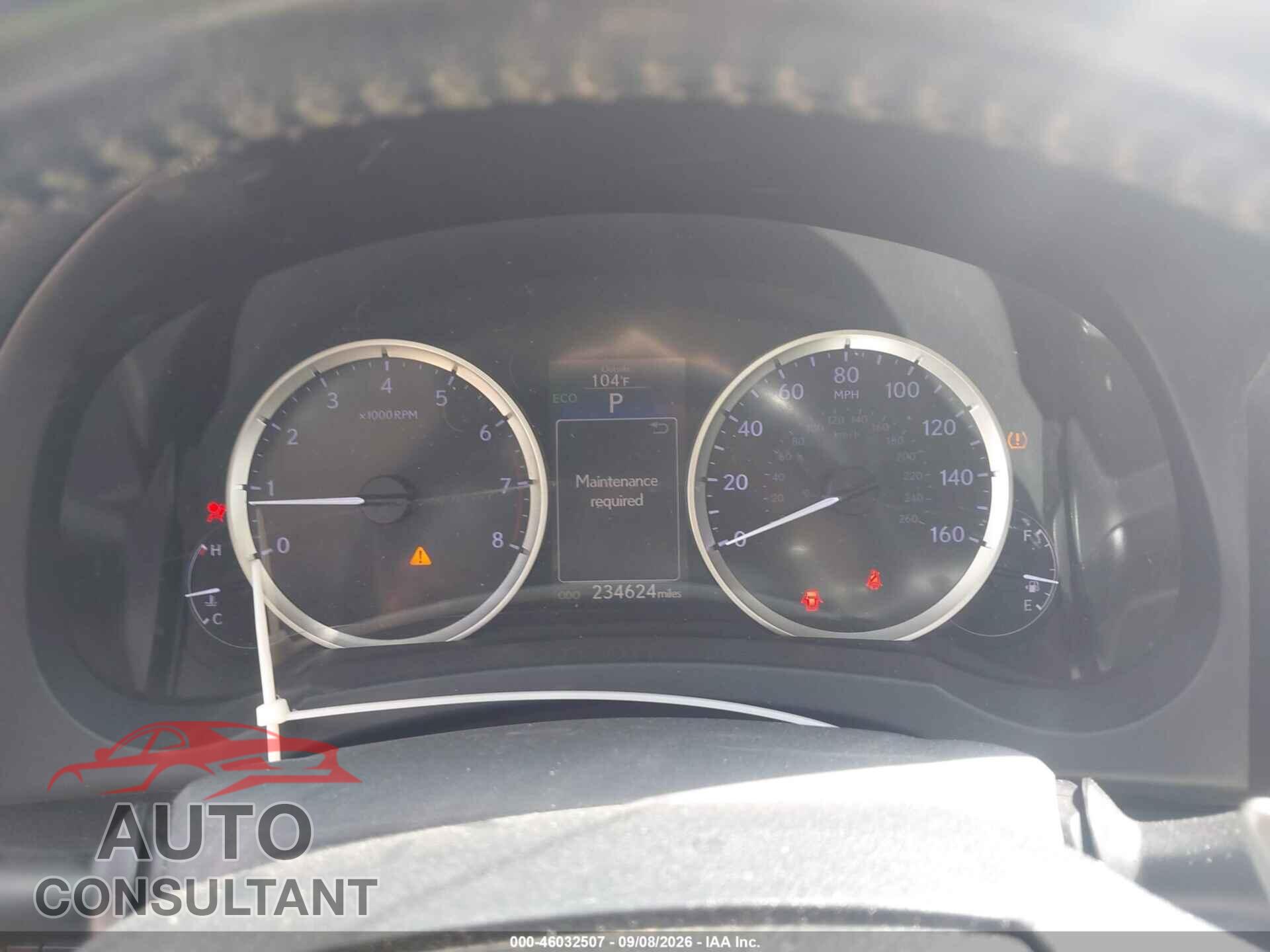LEXUS IS 250 2014 - JTHBF1D29E5025819