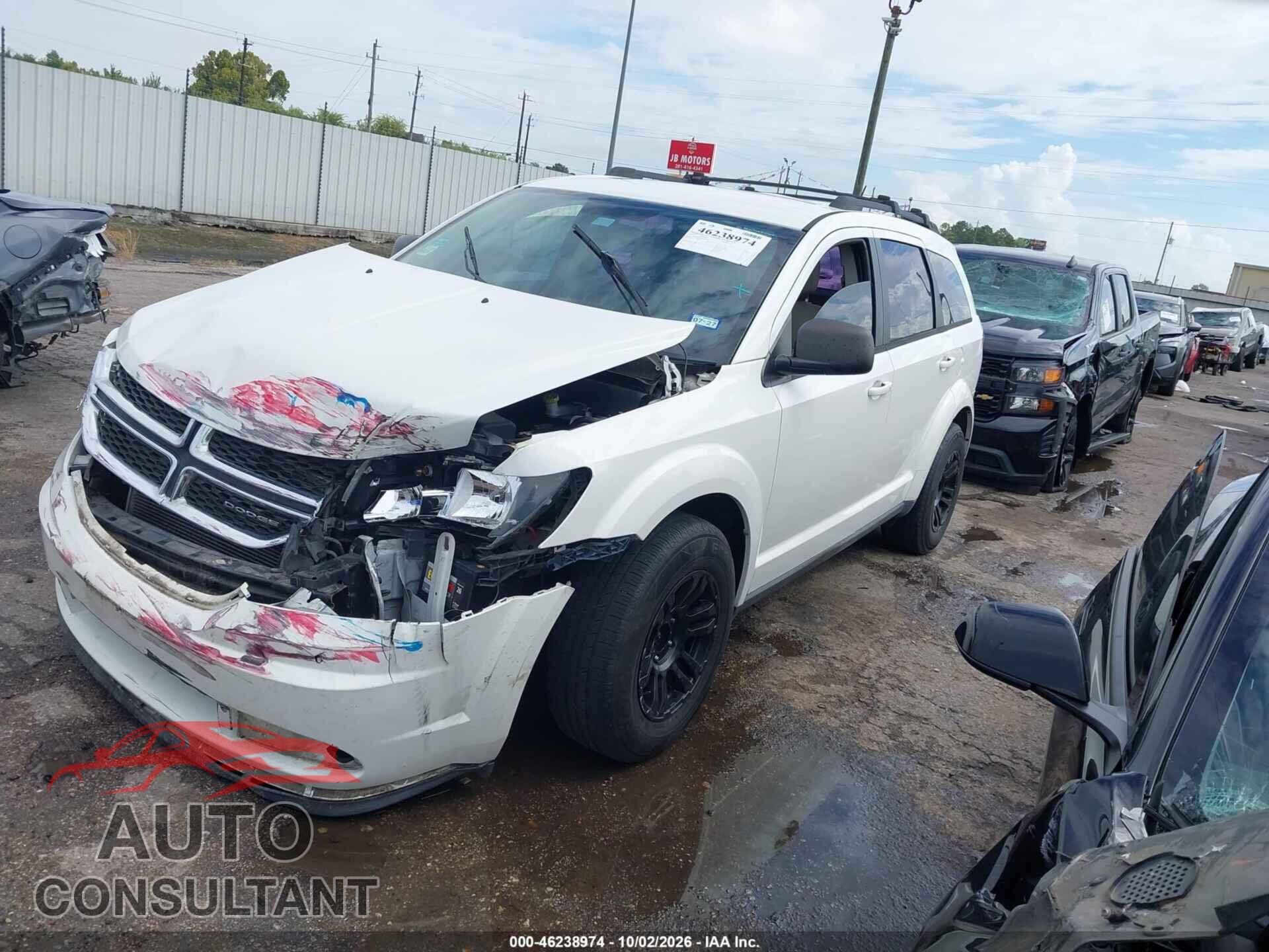 DODGE JOURNEY 2012 - 3C4PDCAB4CT230118
