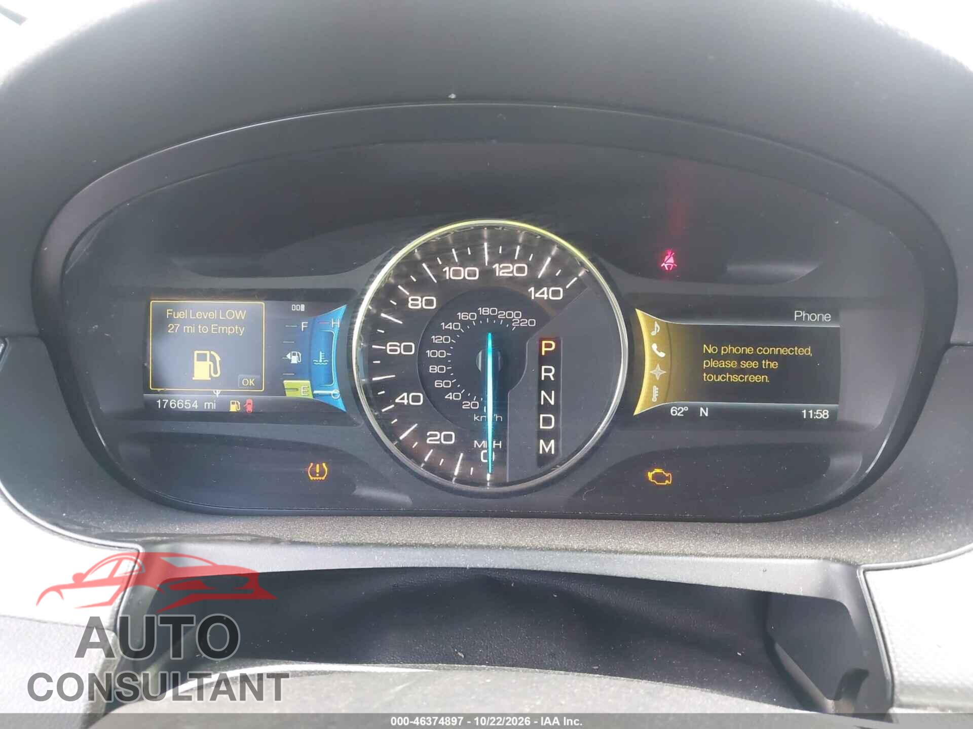 FORD EDGE 2012 - 2FMDK3JC9CBA56376