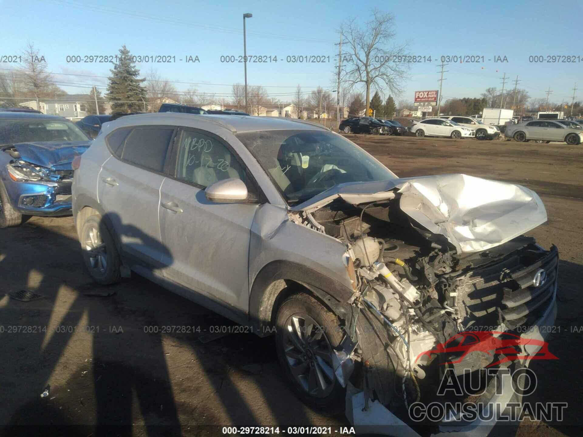 HYUNDAI TUCSON 2018 - KM8J33A42JU678110