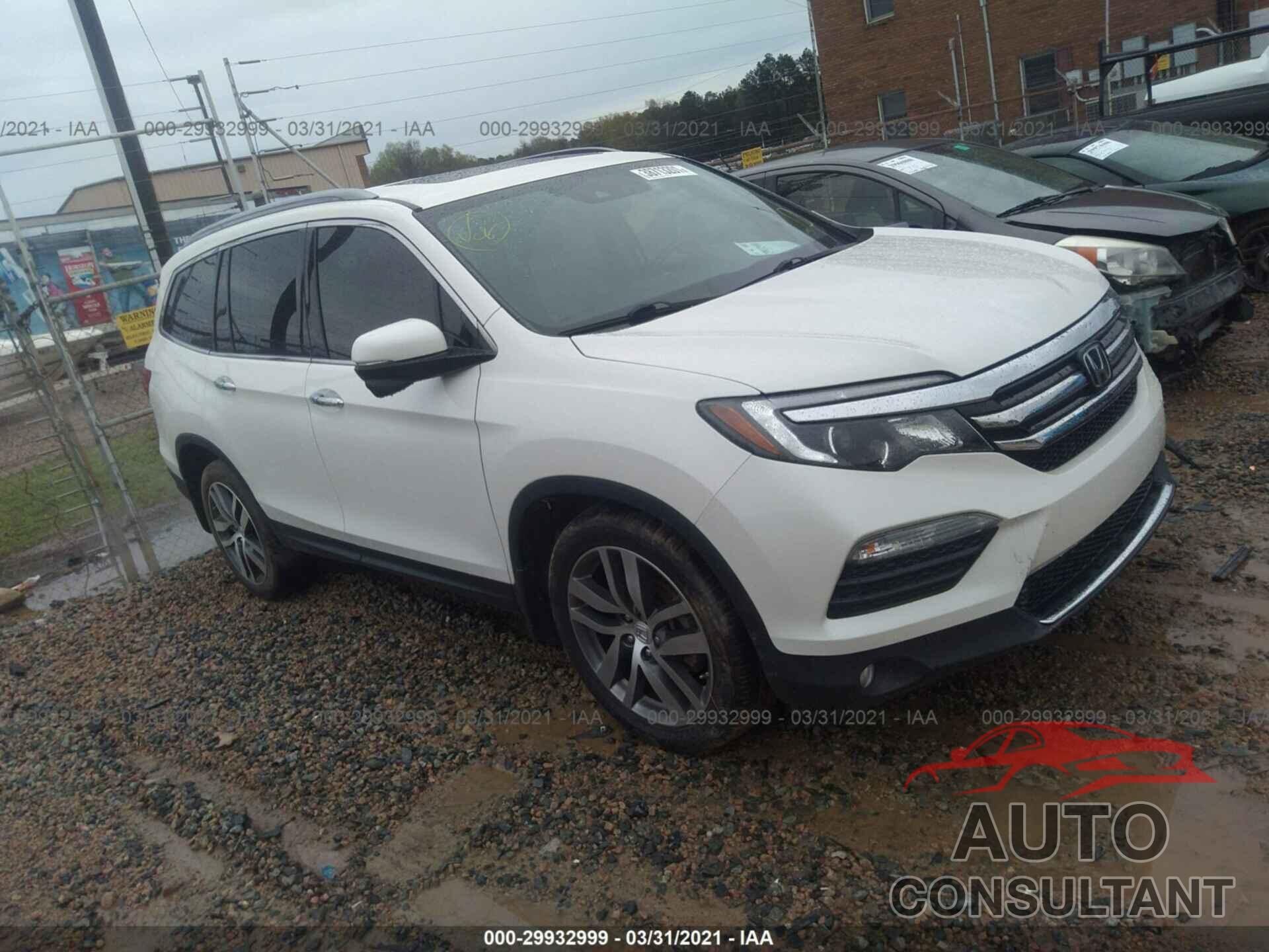 HONDA PILOT 2017 - 5FNYF5H98HB002769