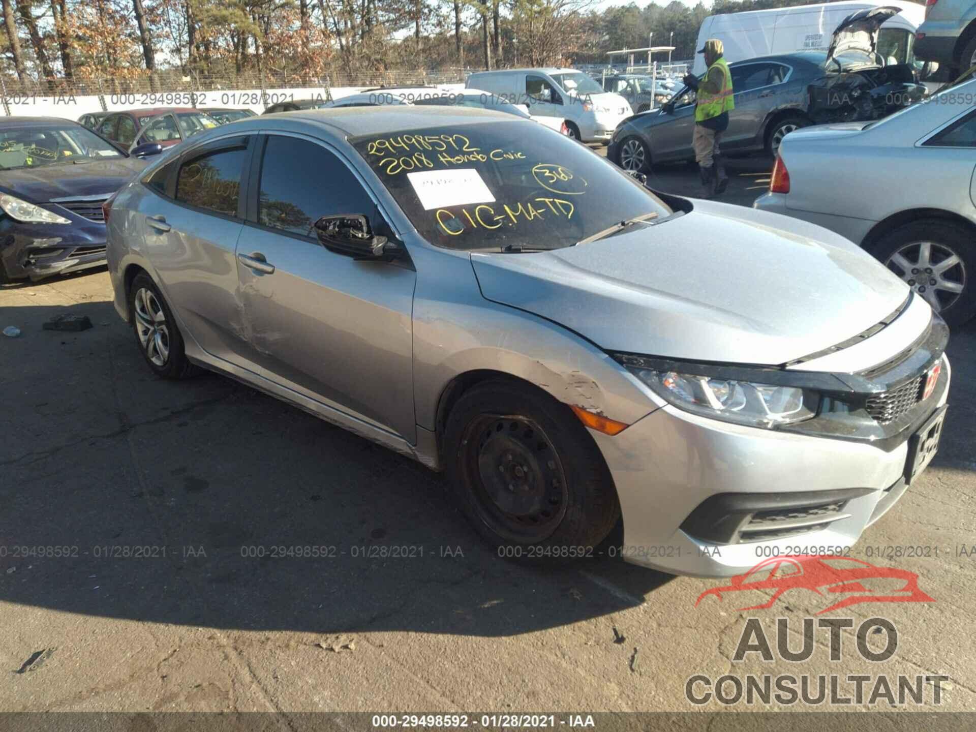 HONDA CIVIC SEDAN 2018 - 2HGFC2F50JH521055