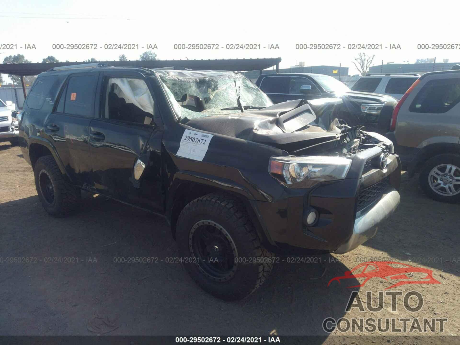 TOYOTA 4RUNNER 2017 - JTEBU5JR9H5470819