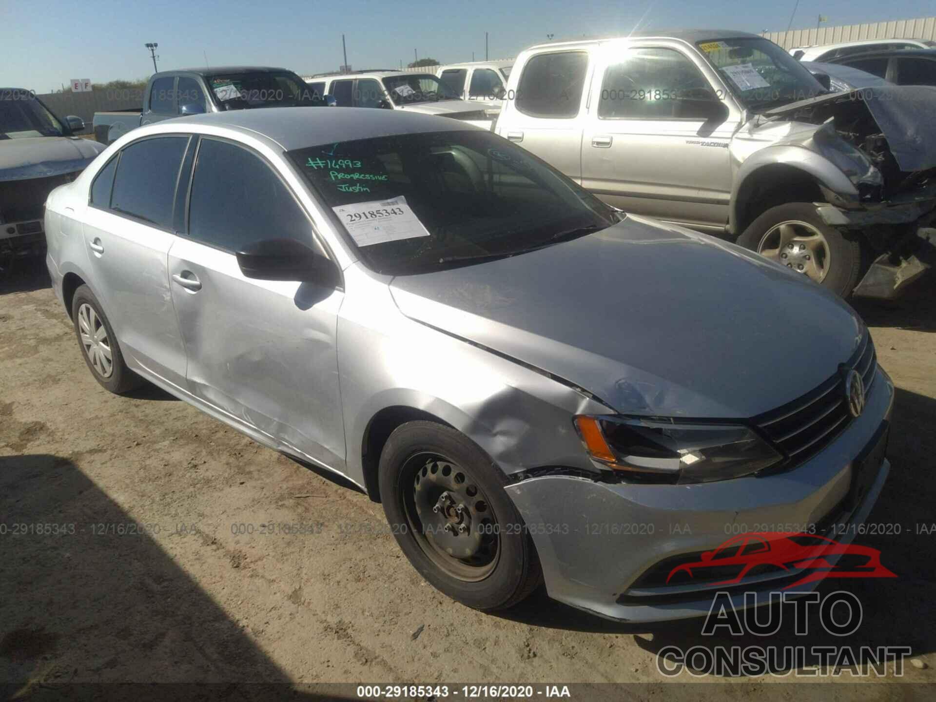 VOLKSWAGEN JETTA SEDAN 2016 - 3VW267AJ7GM254770