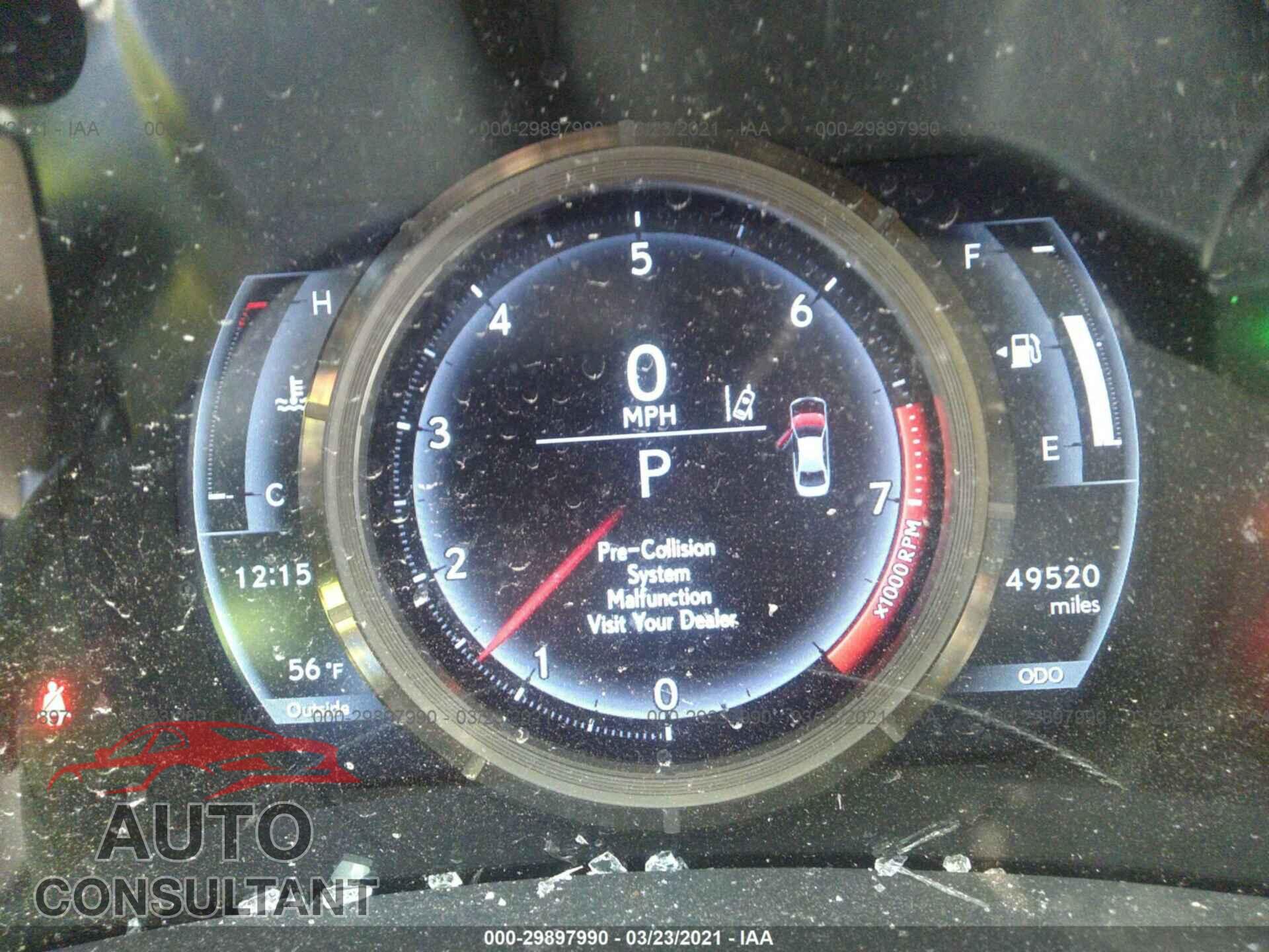 LEXUS IS 2017 - JTHBE1D23H5030165