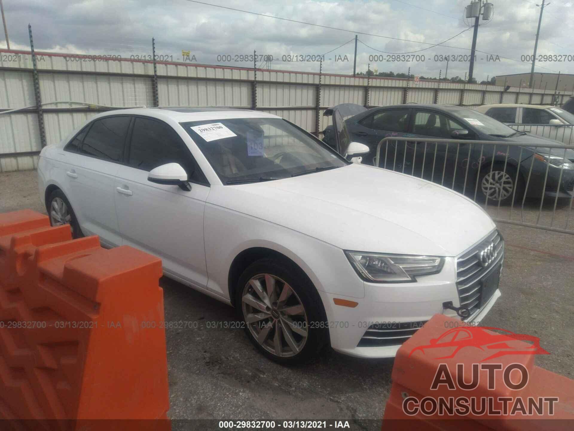 AUDI A4 2017 - WAUGMAF40HN044305