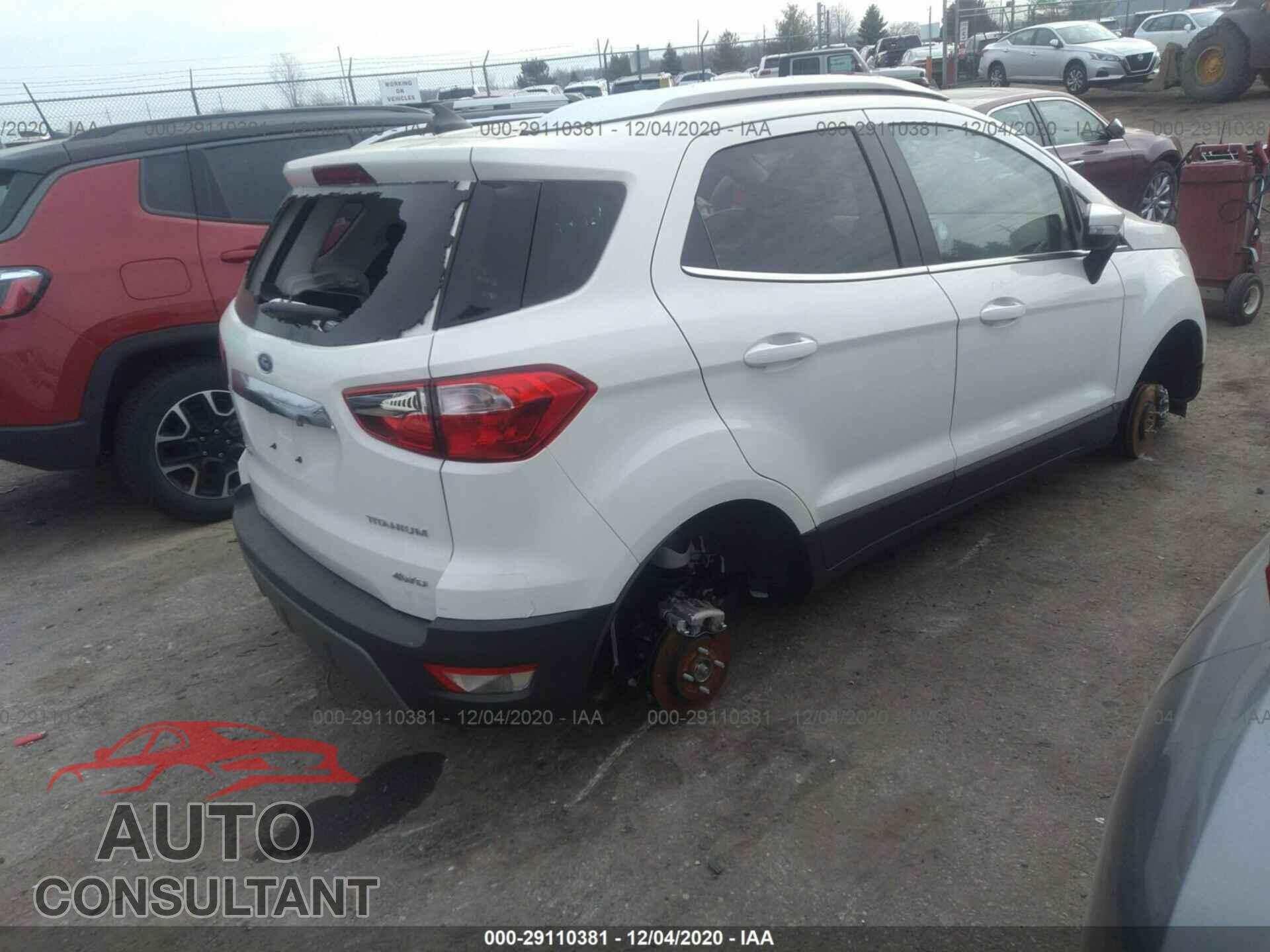 FORD ECOSPORT 2020 - MAJ6S3KL2LC346430