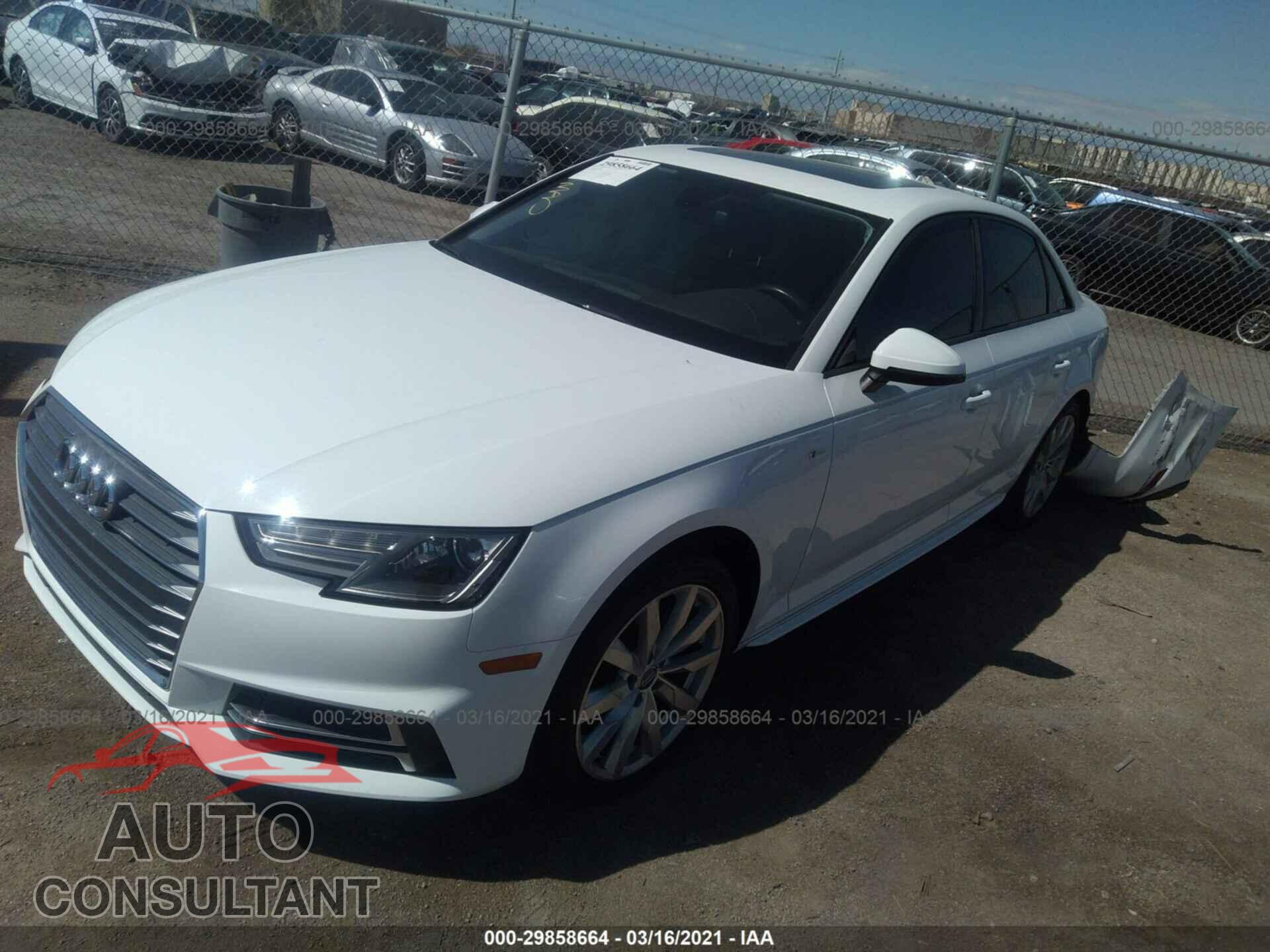 AUDI A4 2018 - WAUKMAF48JA008708