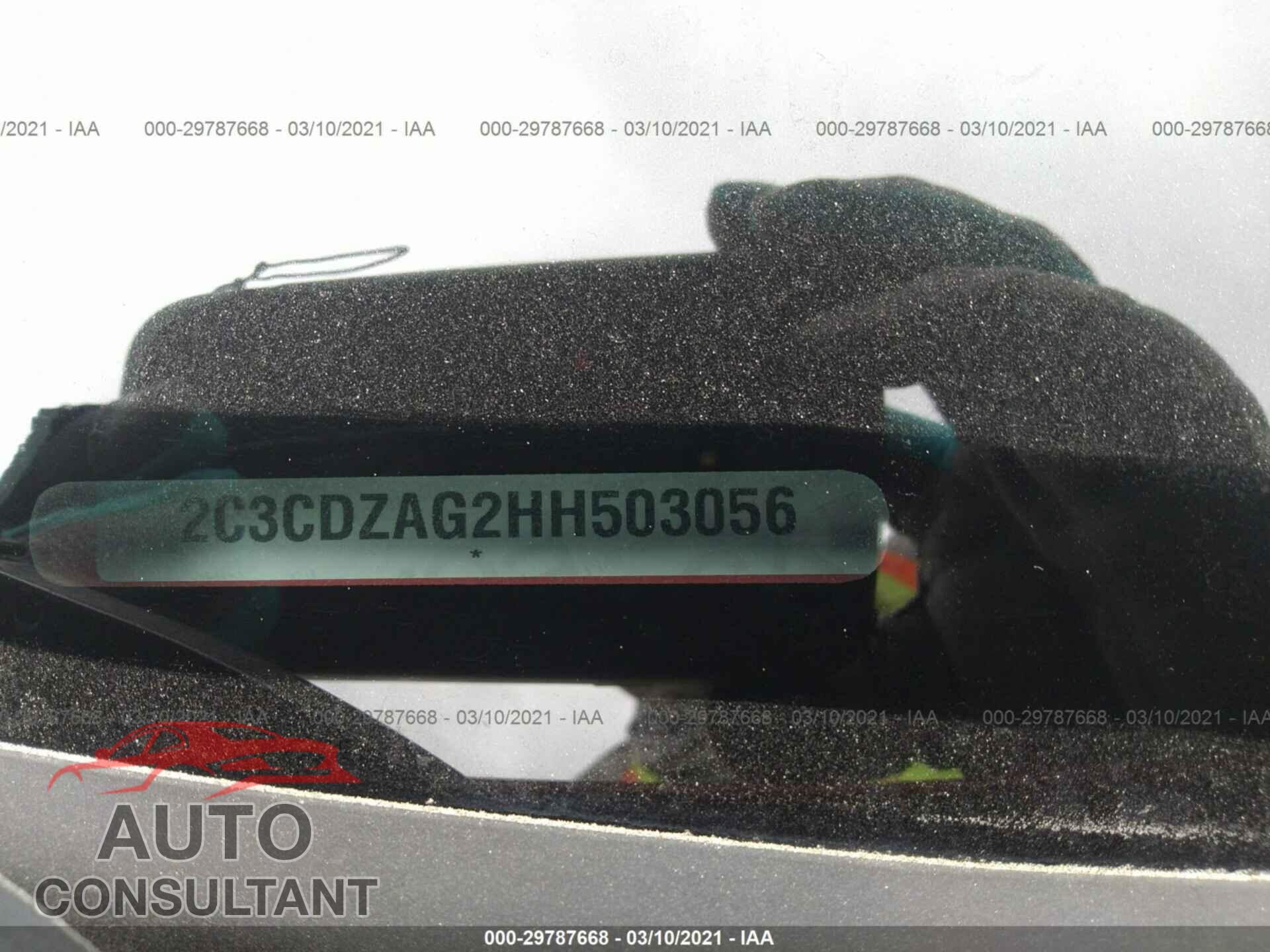 DODGE CHALLENGER 2017 - 2C3CDZAG2HH503056