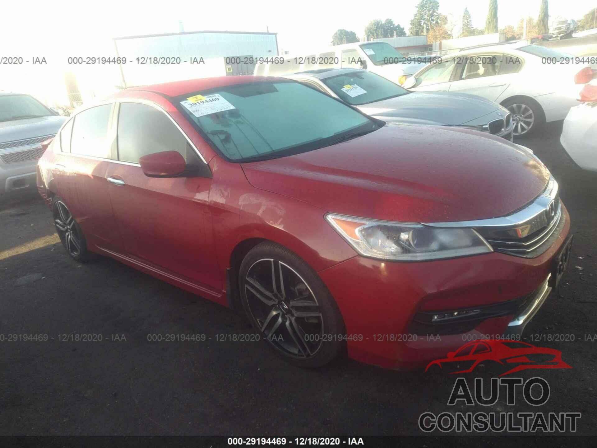 HONDA ACCORD SEDAN 2016 - 1HGCR2F51GA027943