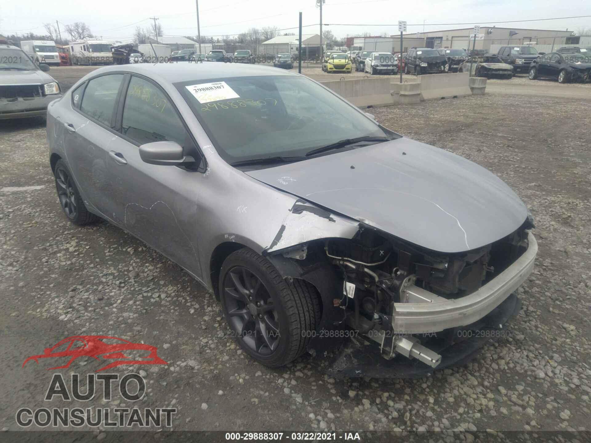 DODGE DART 2016 - 1C3CDFAA1GD607074
