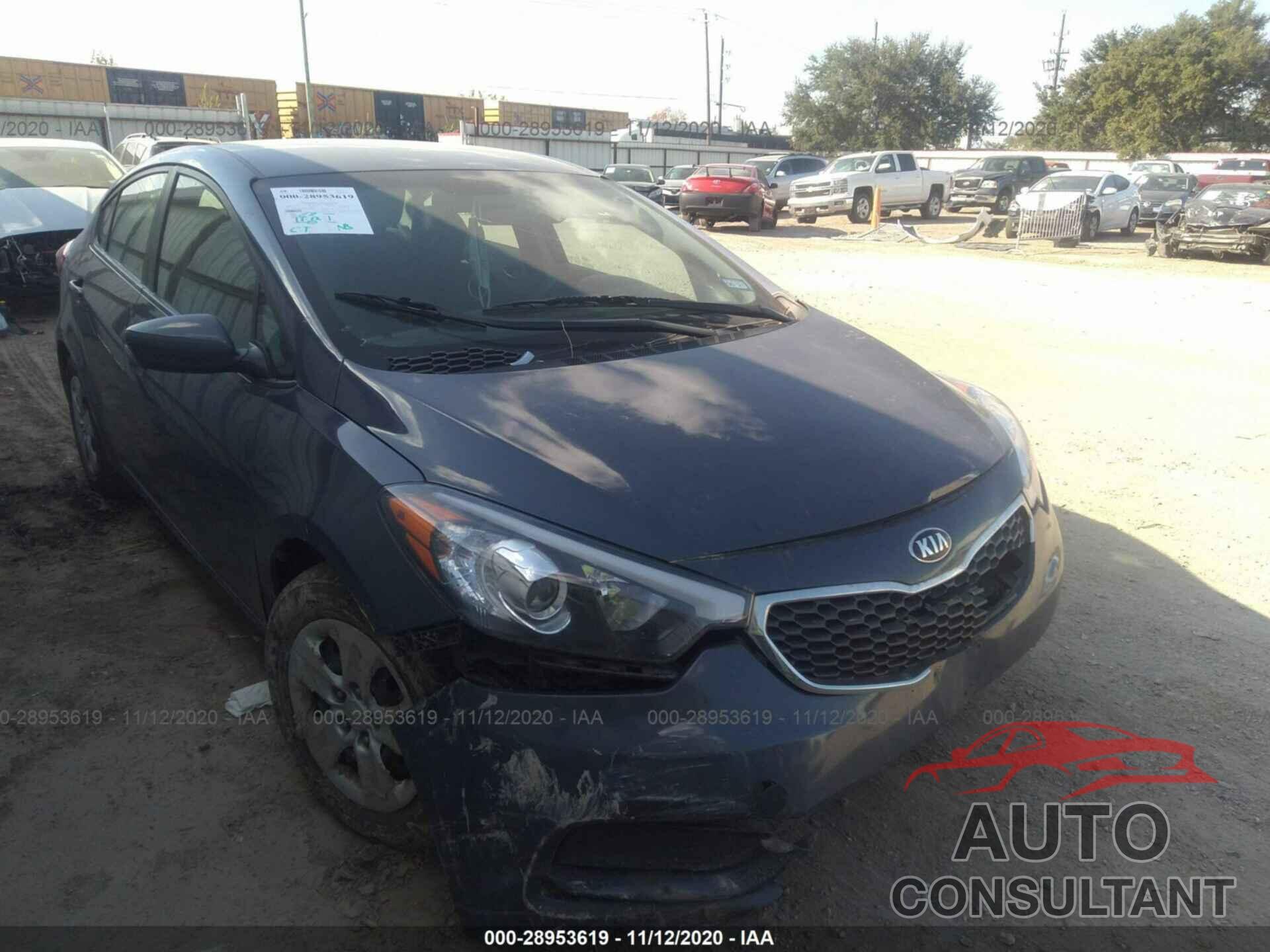 KIA FORTE 2016 - KNAFK4A65G5619895