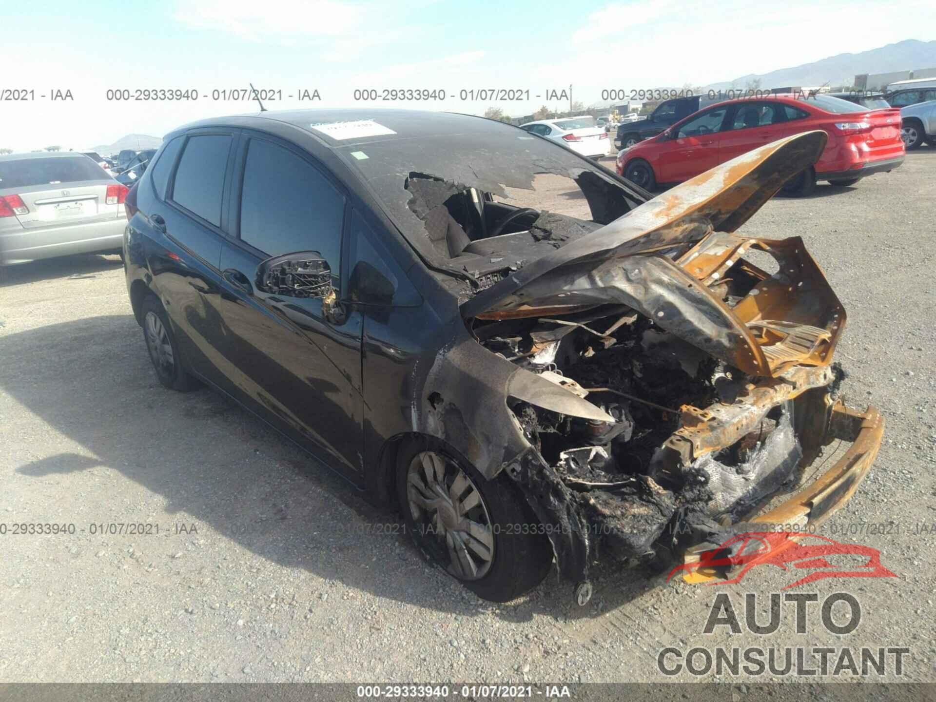HONDA FIT 2016 - JHMGK5H51GX007089