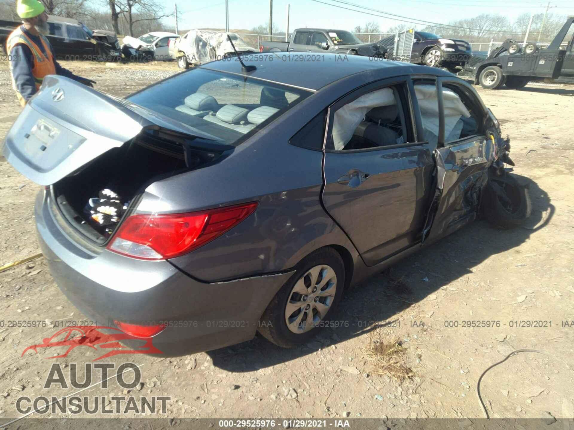 HYUNDAI ACCENT 2017 - KMHCT4AEXHU242526