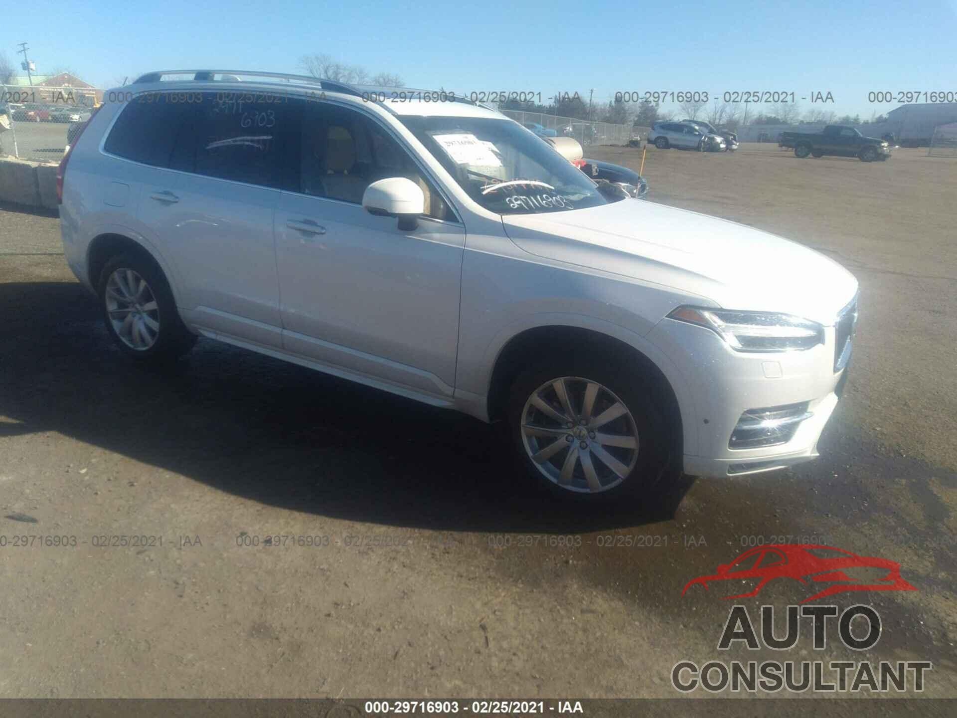 VOLVO XC90 2017 - YV4A22PK4H1105841