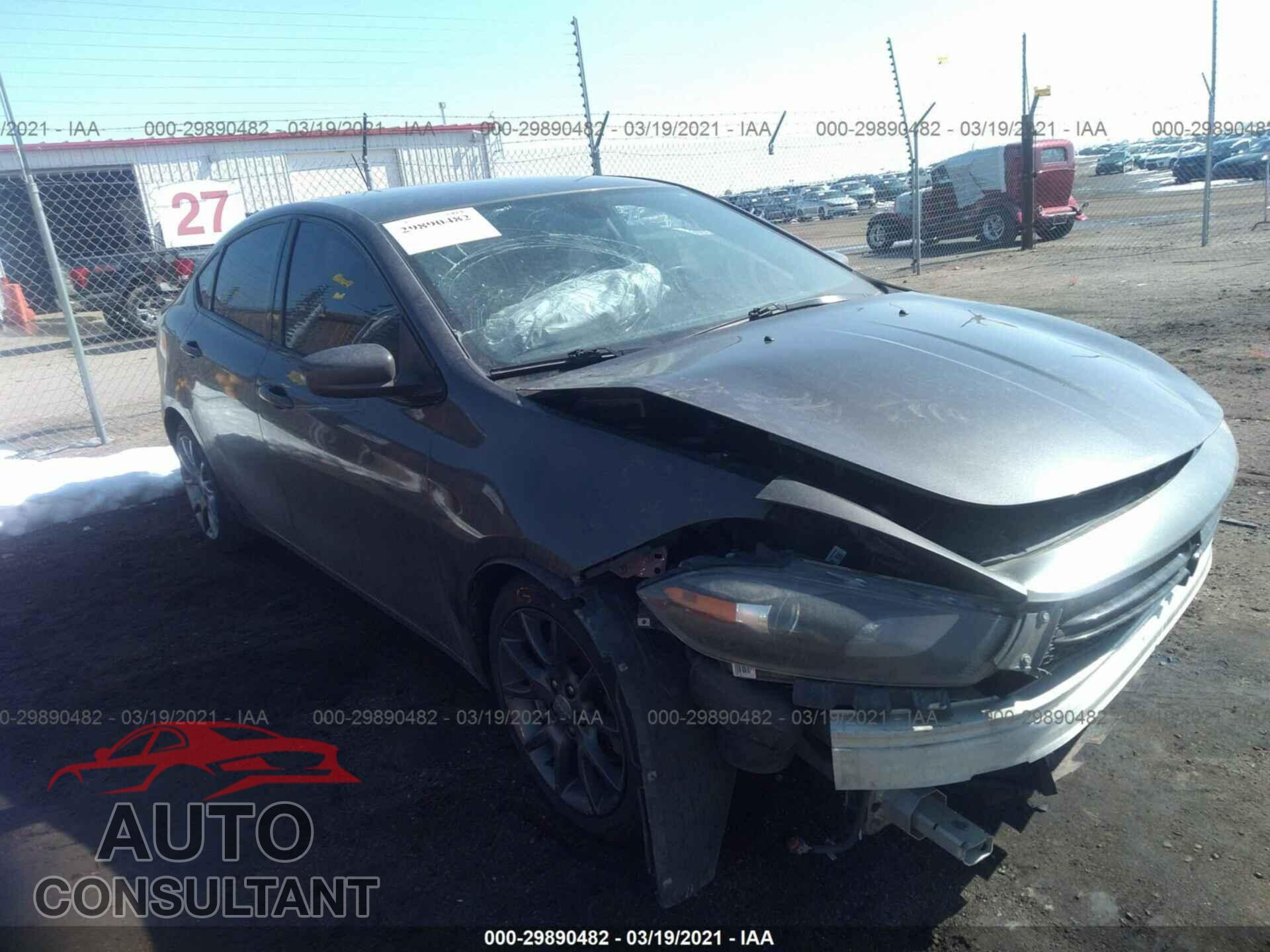 DODGE DART 2016 - 1C3CDFBBXGD504744