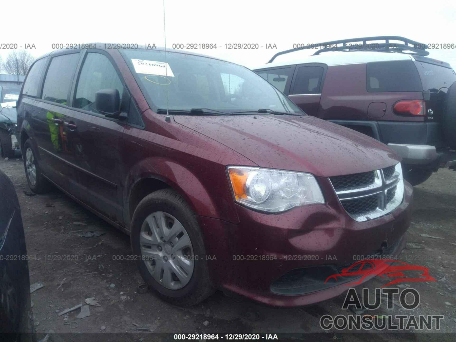 DODGE GRAND CARAVAN 2017 - 2C4RDGBG0HR686508