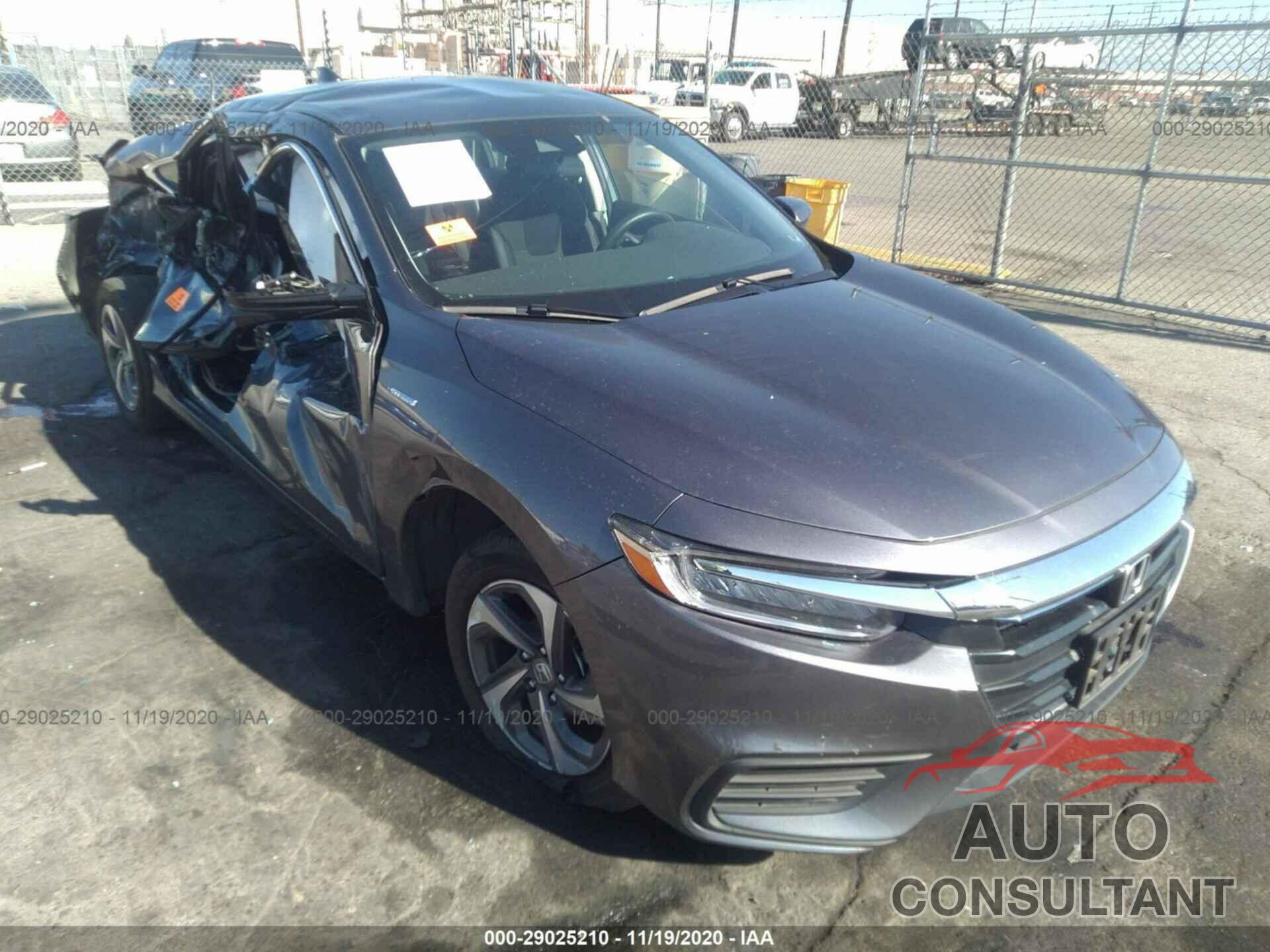 HONDA INSIGHT 2019 - 19XZE4F52KE025107